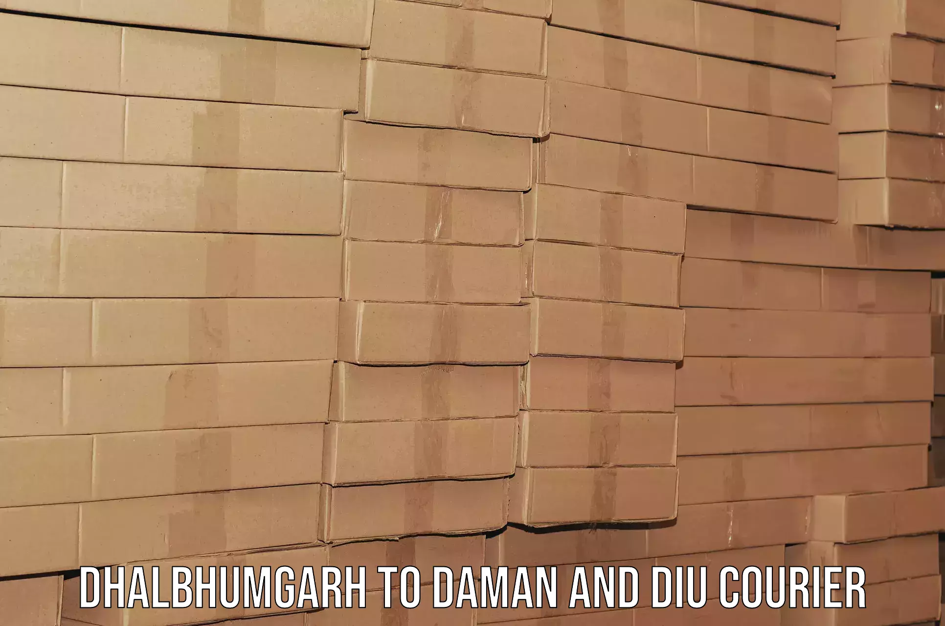 Trusted relocation experts Dhalbhumgarh to Daman and Diu