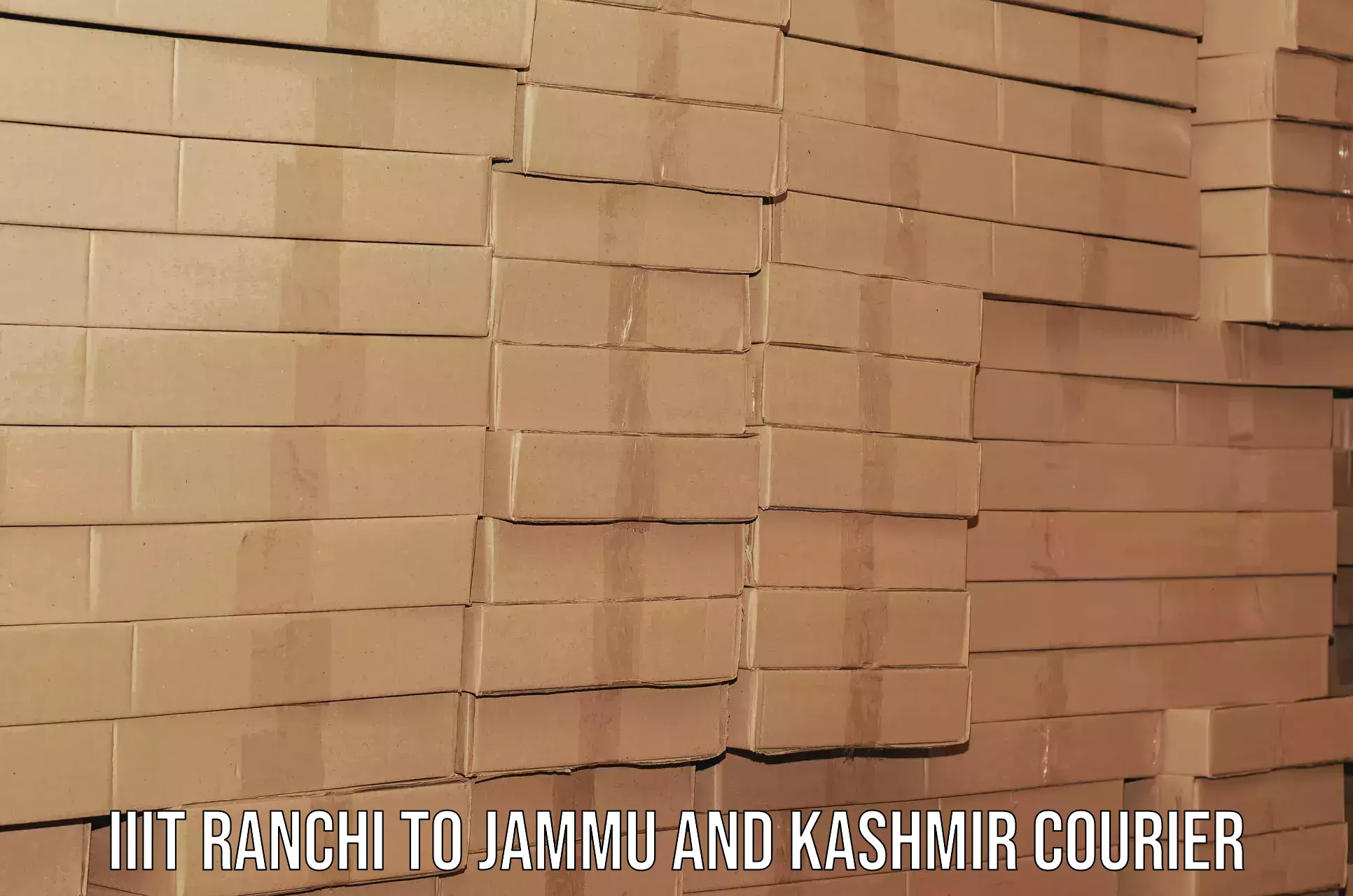 Efficient furniture movers IIIT Ranchi to University of Kashmir Srinagar
