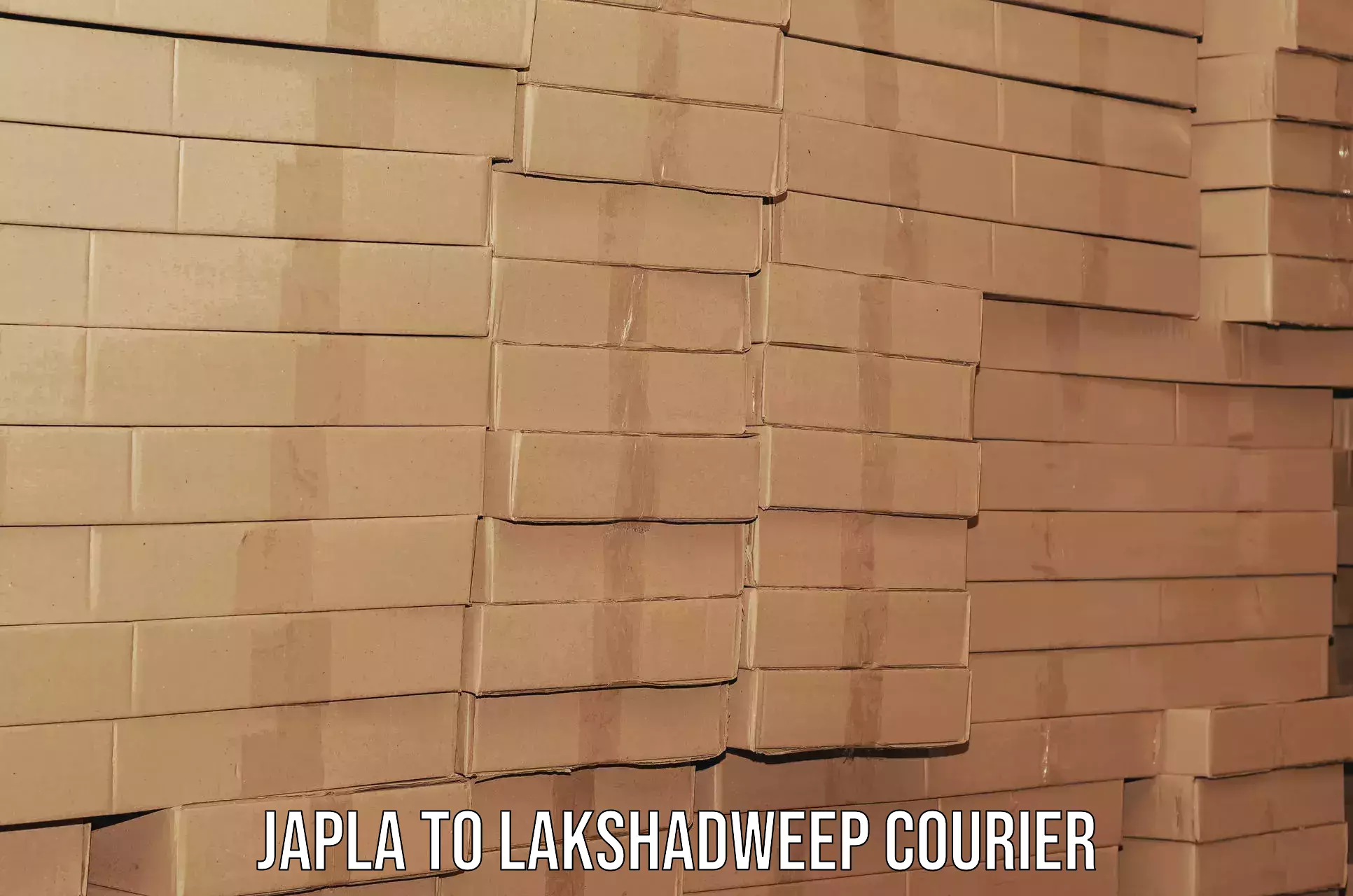 Efficient packing services in Japla to Lakshadweep