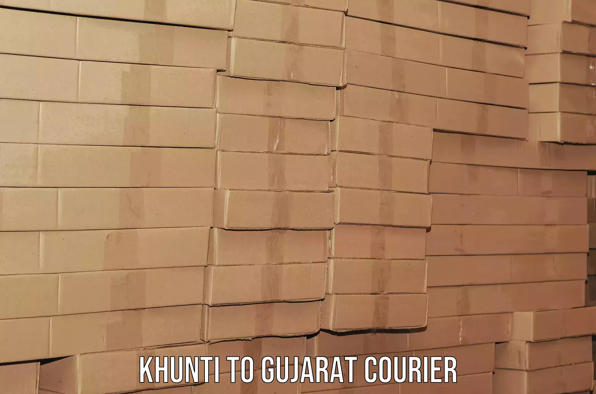 Furniture transport and storage Khunti to Gandhinagar