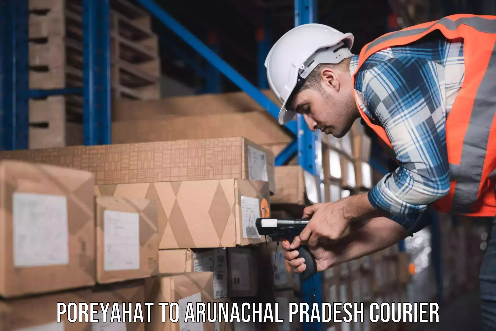Professional packing and transport Poreyahat to Arunachal Pradesh
