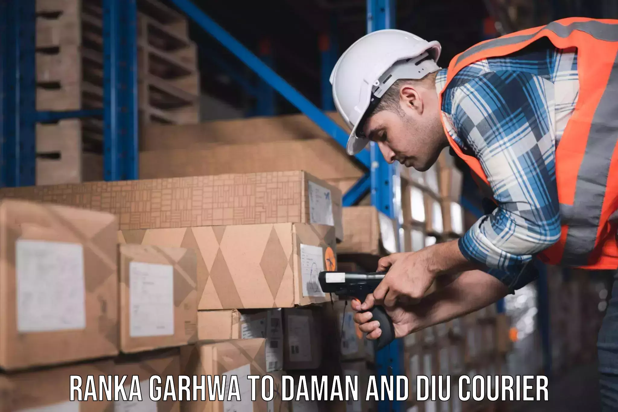Efficient packing services in Ranka Garhwa to Daman and Diu
