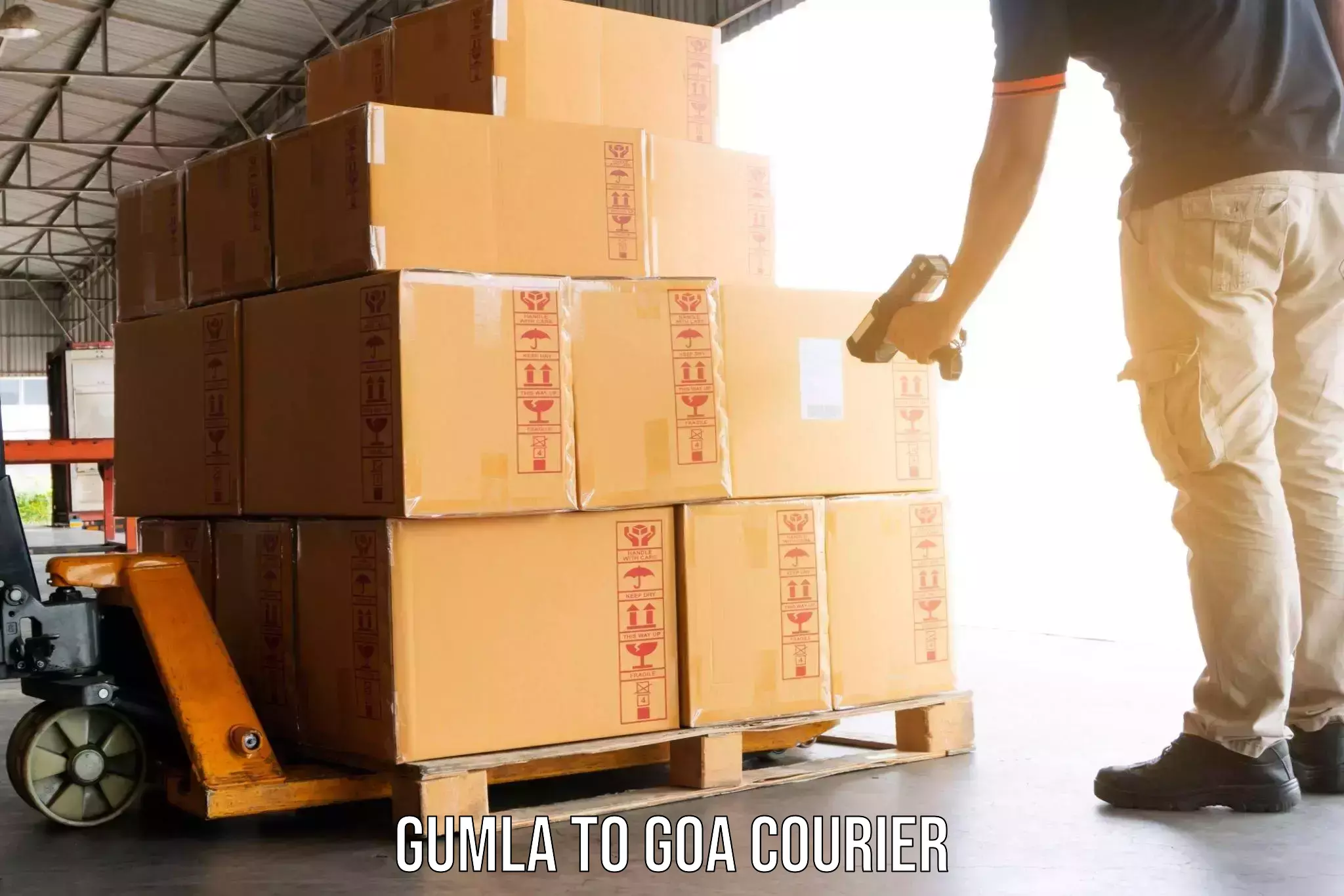 Door-to-door relocation services Gumla to South Goa