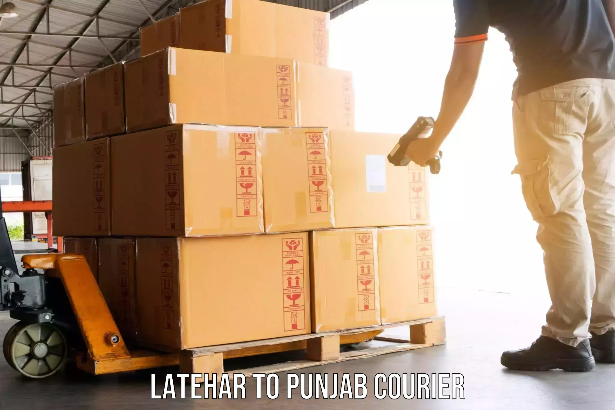 Furniture transport professionals Latehar to Jalandhar