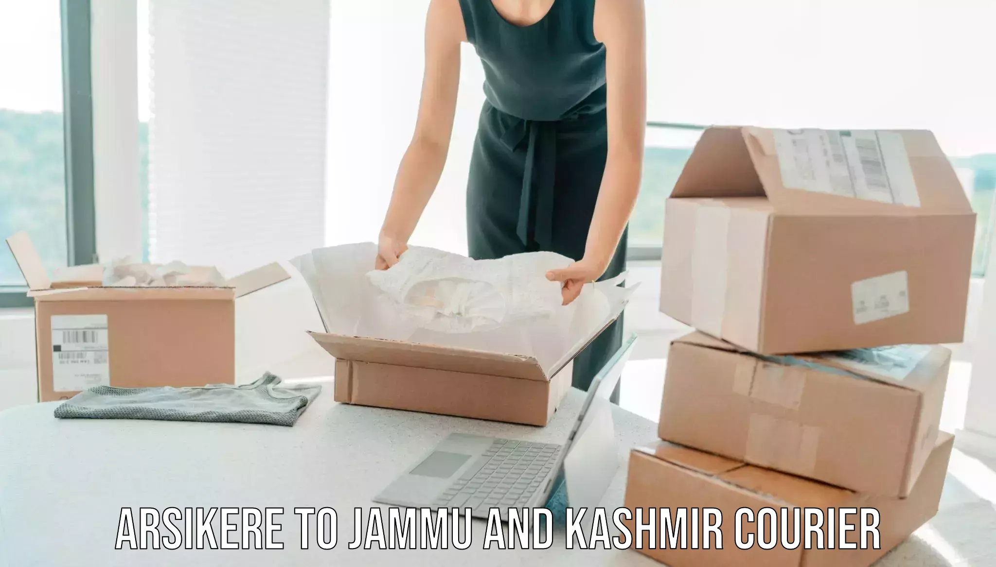 Stress-free household moving in Arsikere to University of Kashmir Srinagar