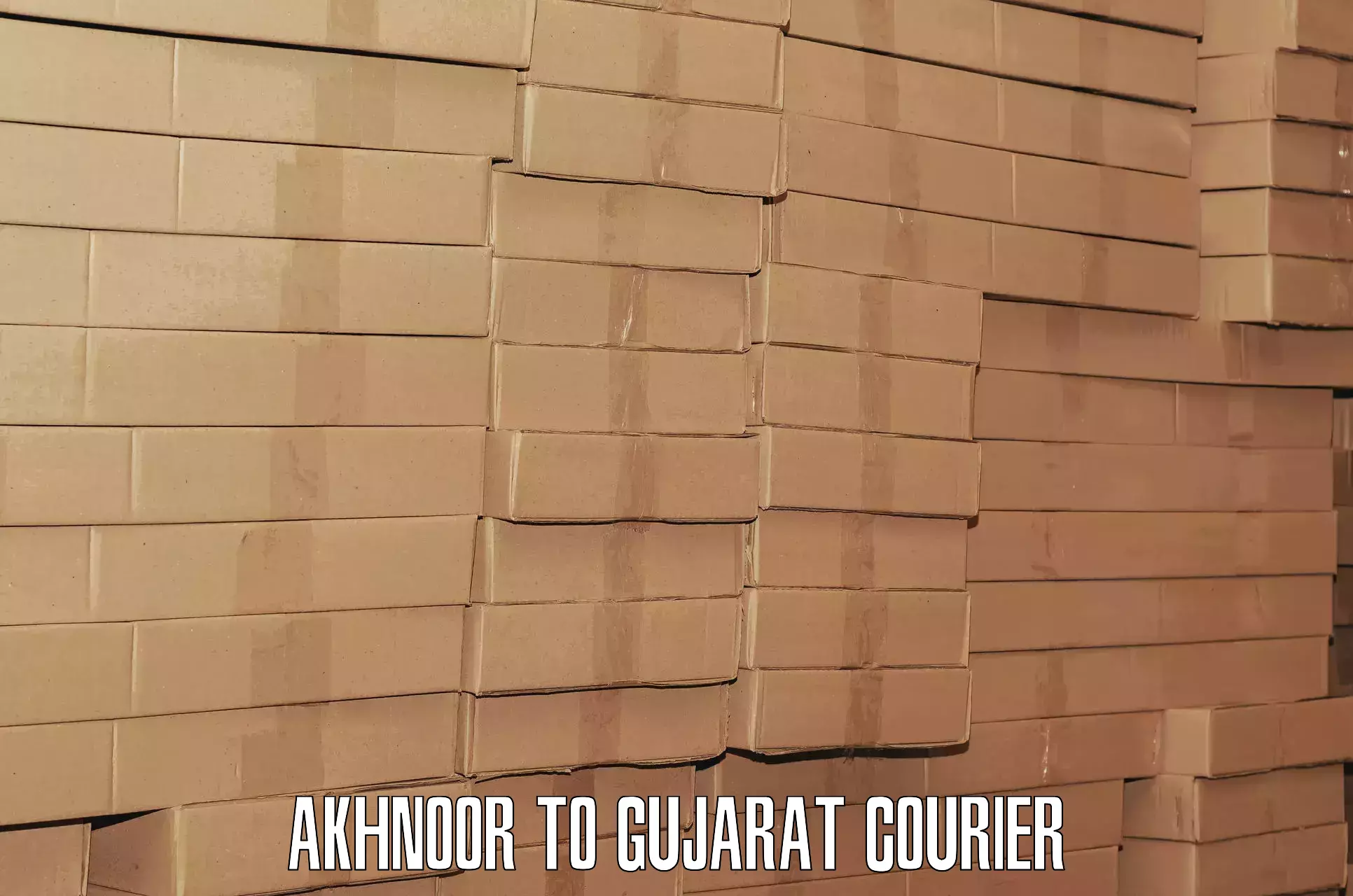 Overnight luggage courier Akhnoor to Anand