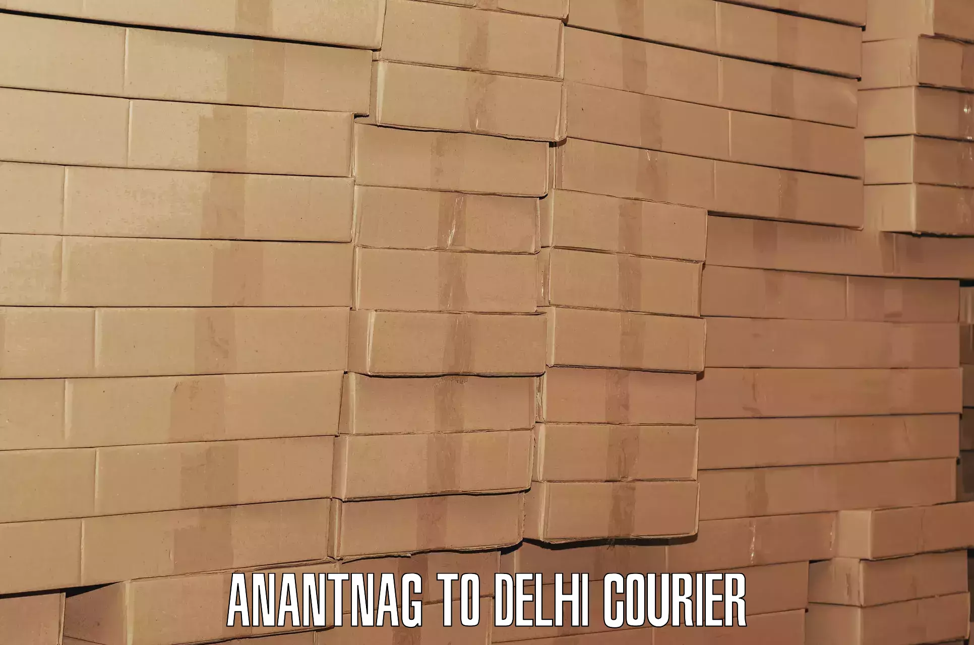 Smart baggage shipping Anantnag to Jawaharlal Nehru University New Delhi