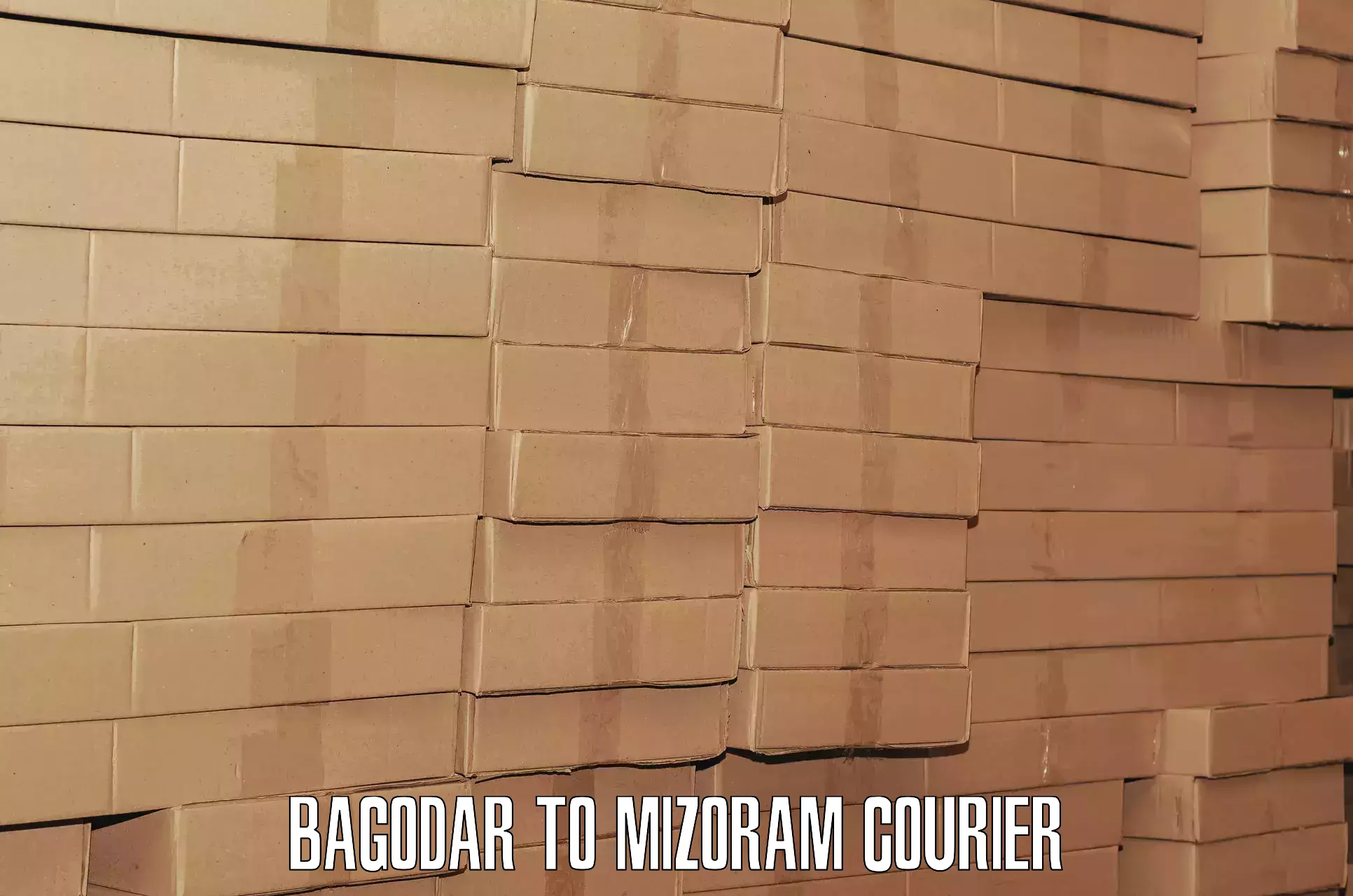 Door to hotel baggage transport Bagodar to Mizoram