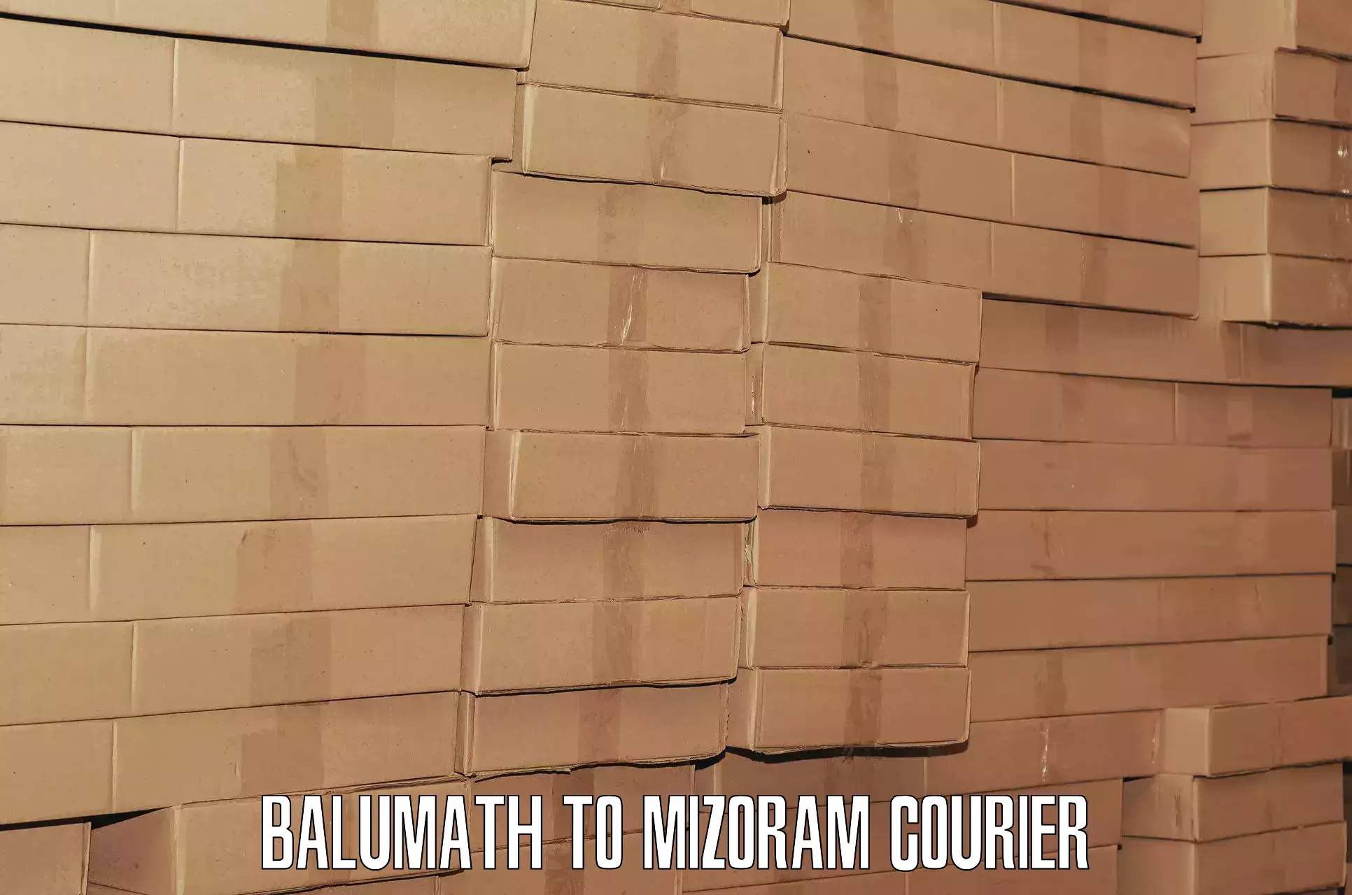 Urgent luggage shipment Balumath to Khawzawl