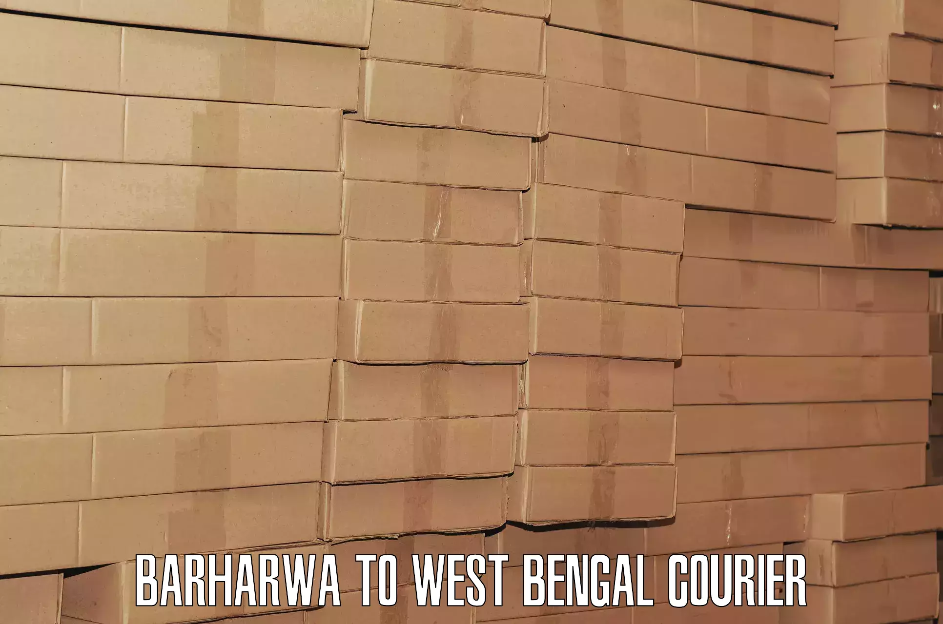 Door-to-door baggage service Barharwa to Adampur Barddhaman