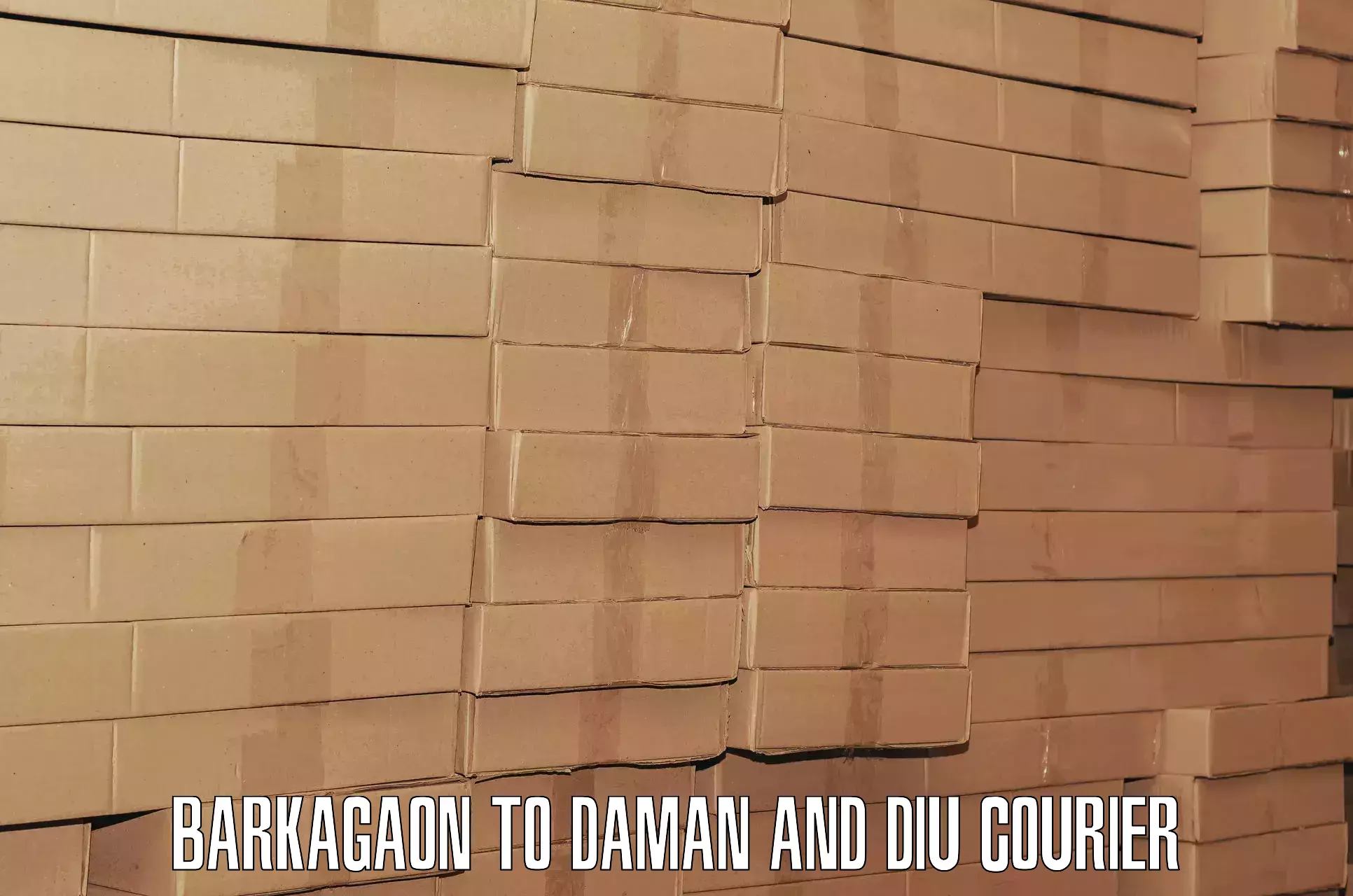 Multi-destination luggage transport Barkagaon to Daman