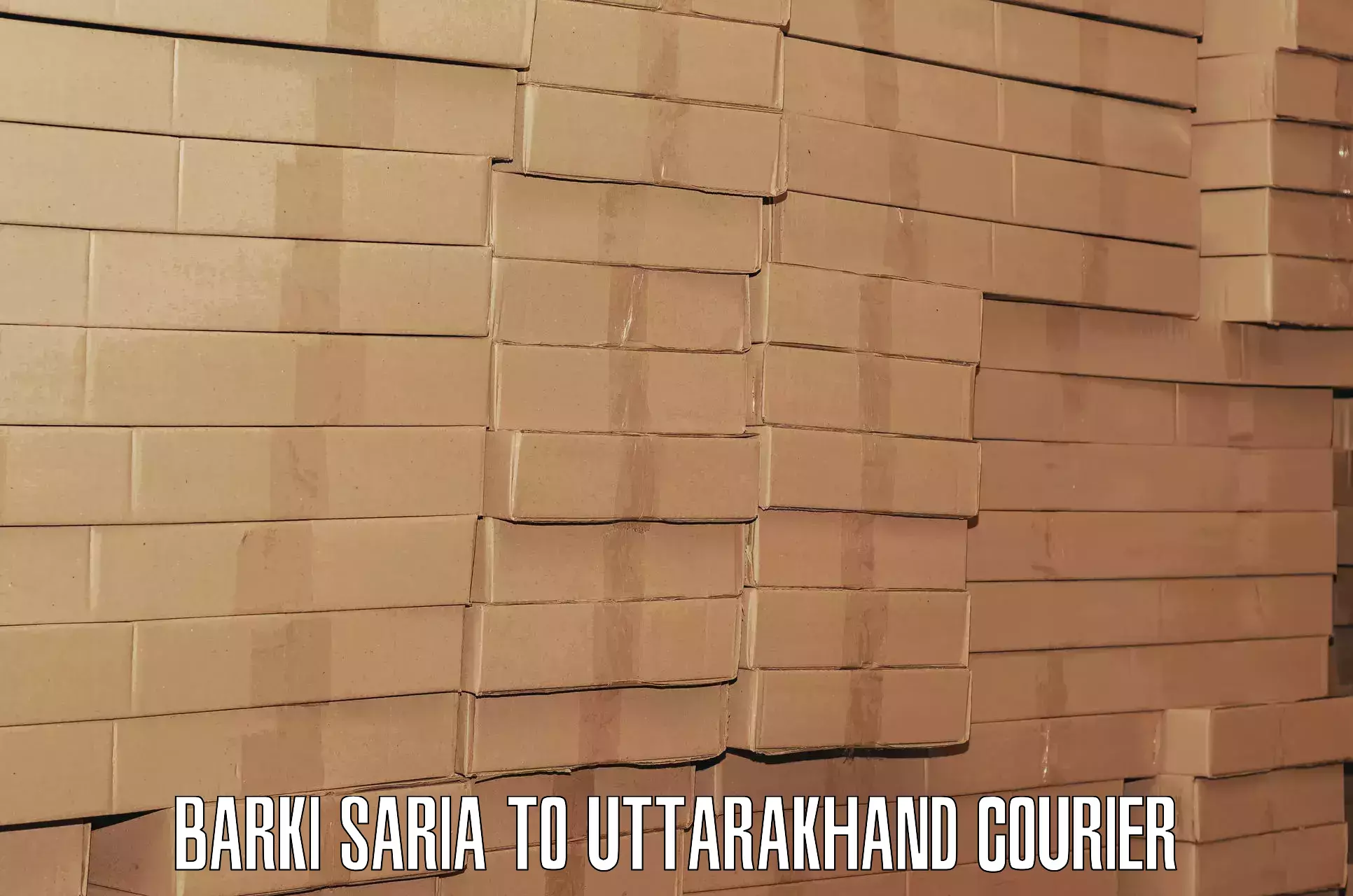 Baggage shipping advice Barki Saria to Uttarakhand