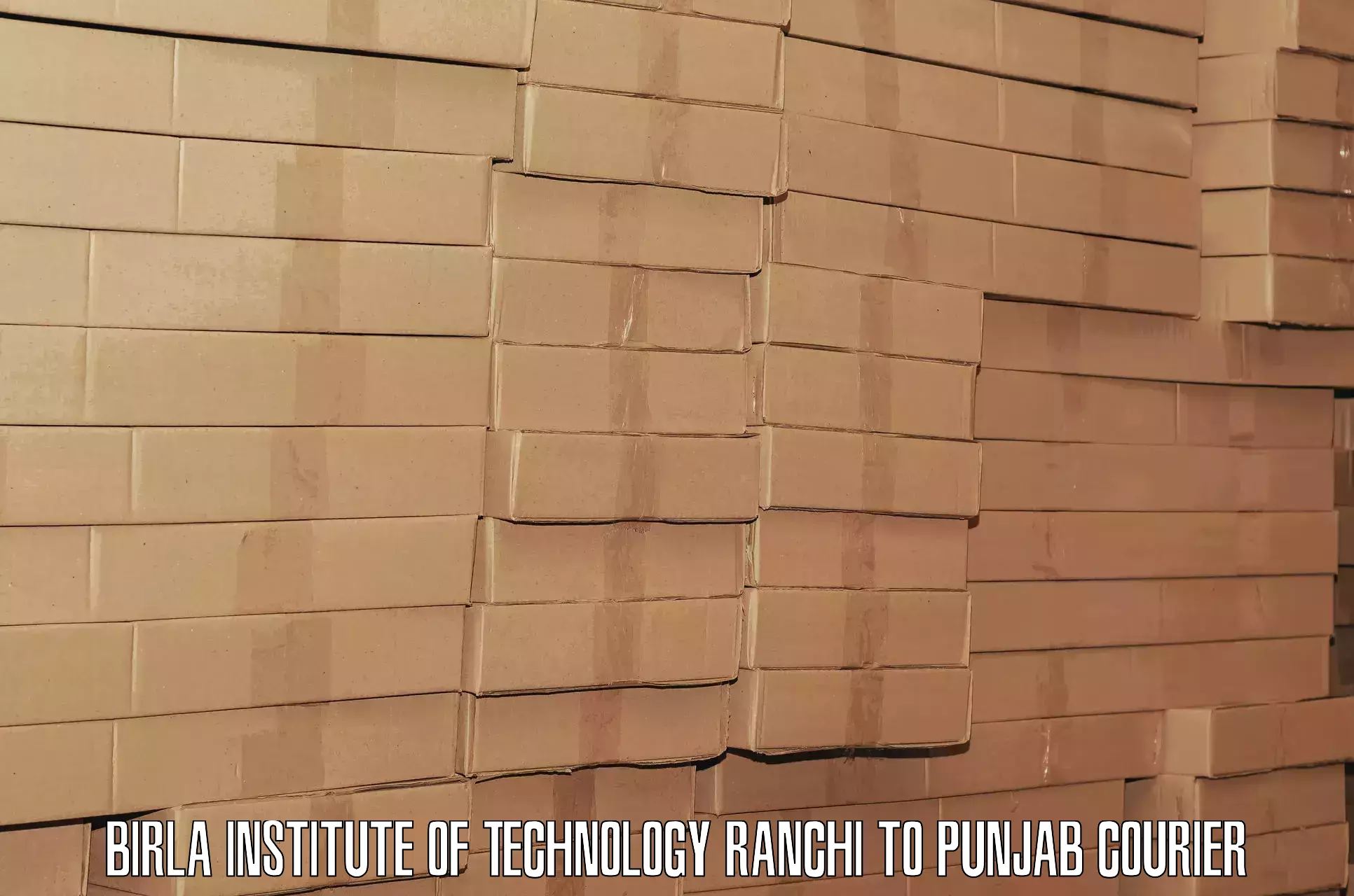 Baggage transport rates calculator Birla Institute of Technology Ranchi to Ludhiana
