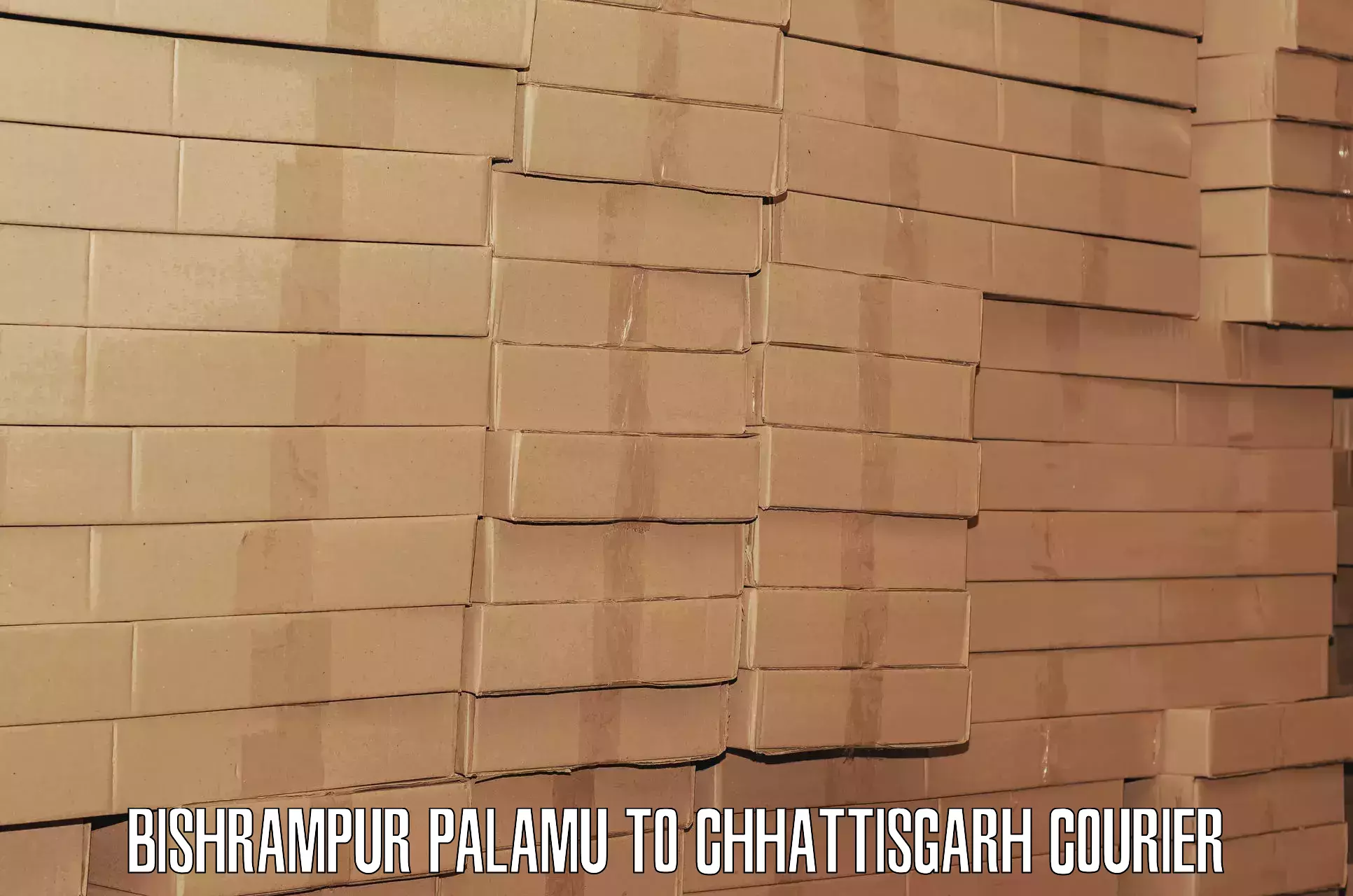Baggage courier optimization Bishrampur Palamu to Janjgir Champa