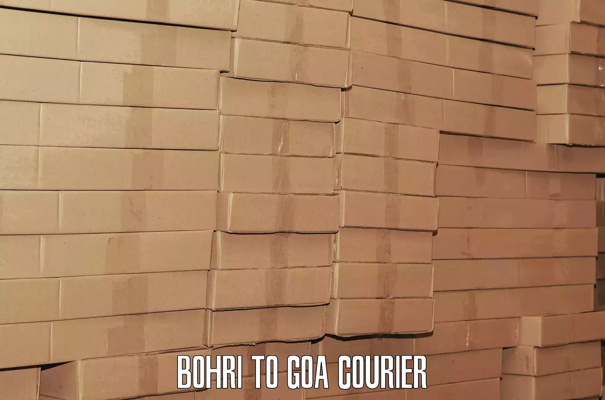 Luggage courier planning Bohri to South Goa