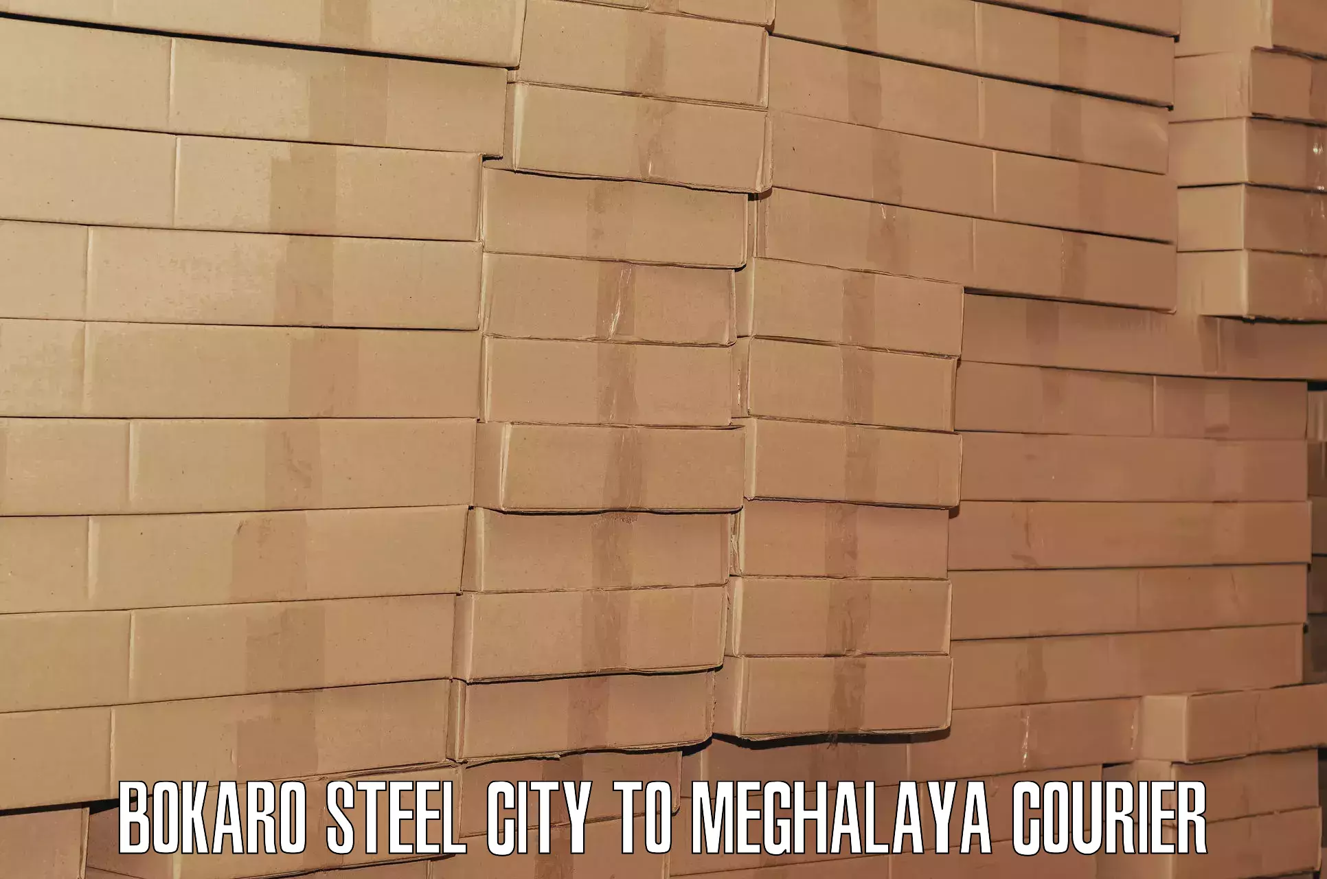 Baggage courier optimization Bokaro Steel City to Meghalaya