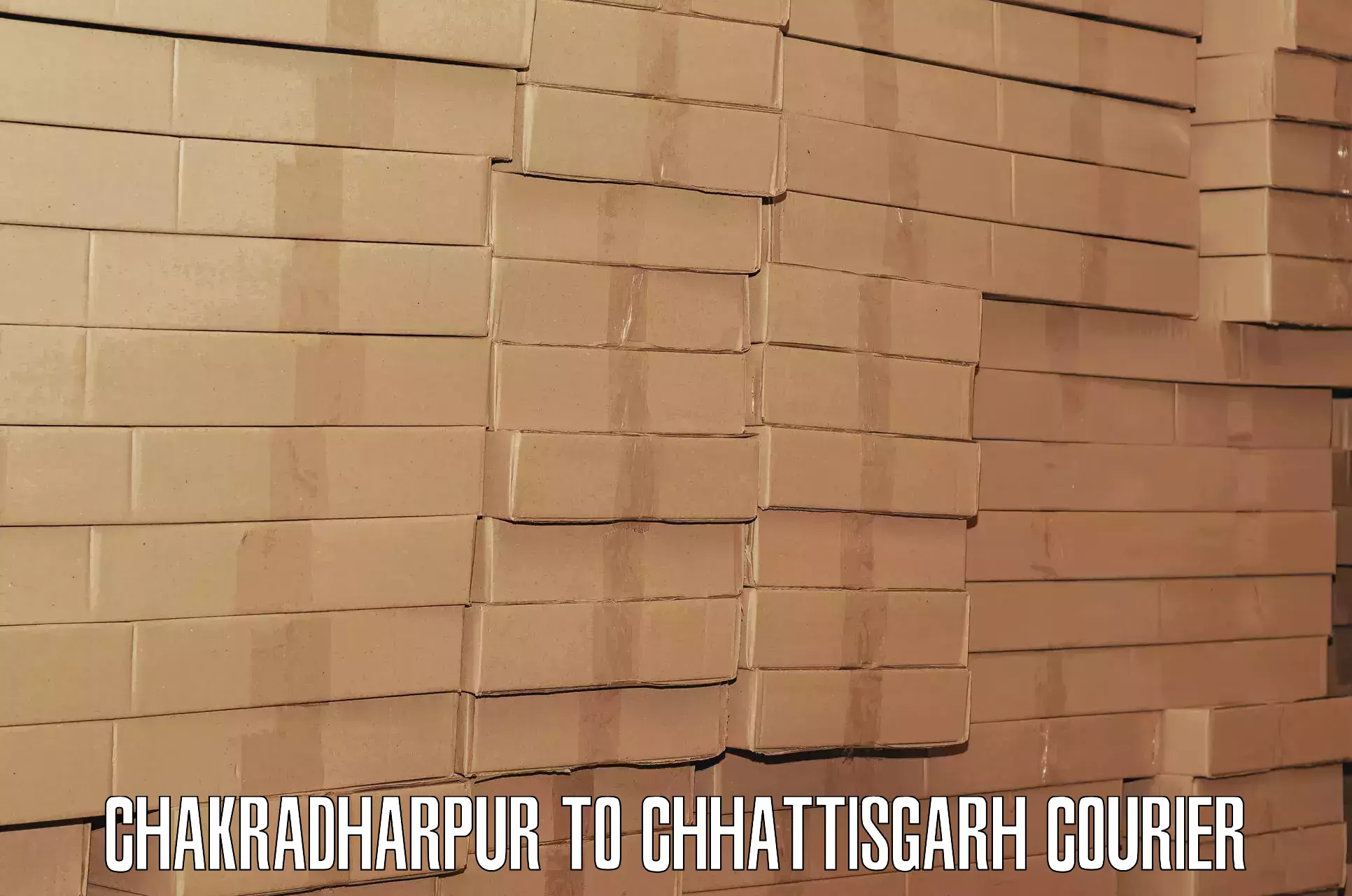 Luggage shipping rates Chakradharpur to Wadrafnagar
