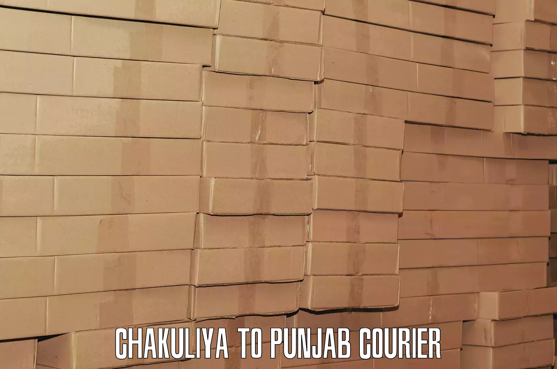 Luggage shipment logistics Chakuliya to Firozpur