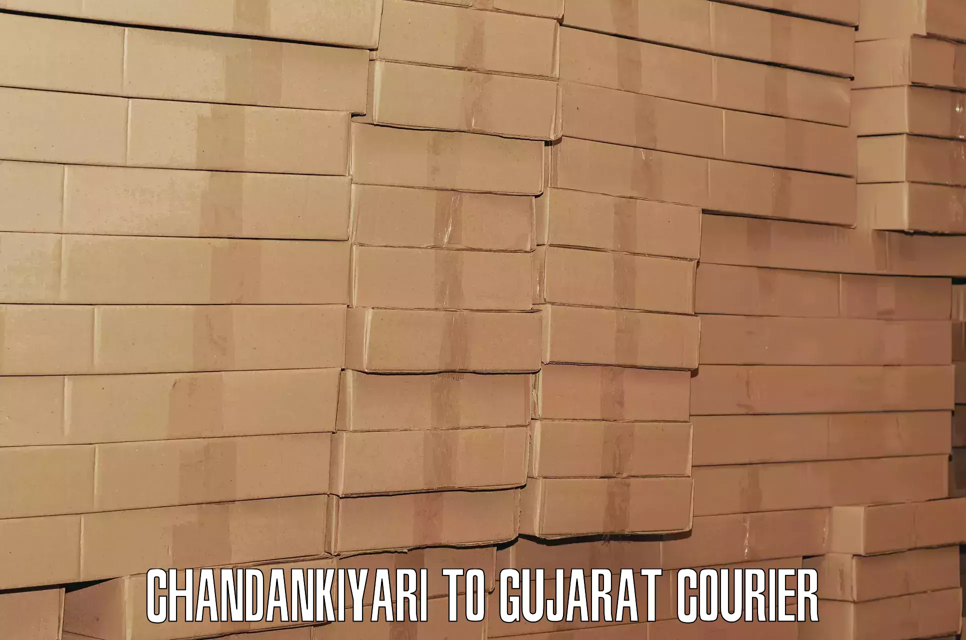 Single item baggage courier Chandankiyari to Gujarat