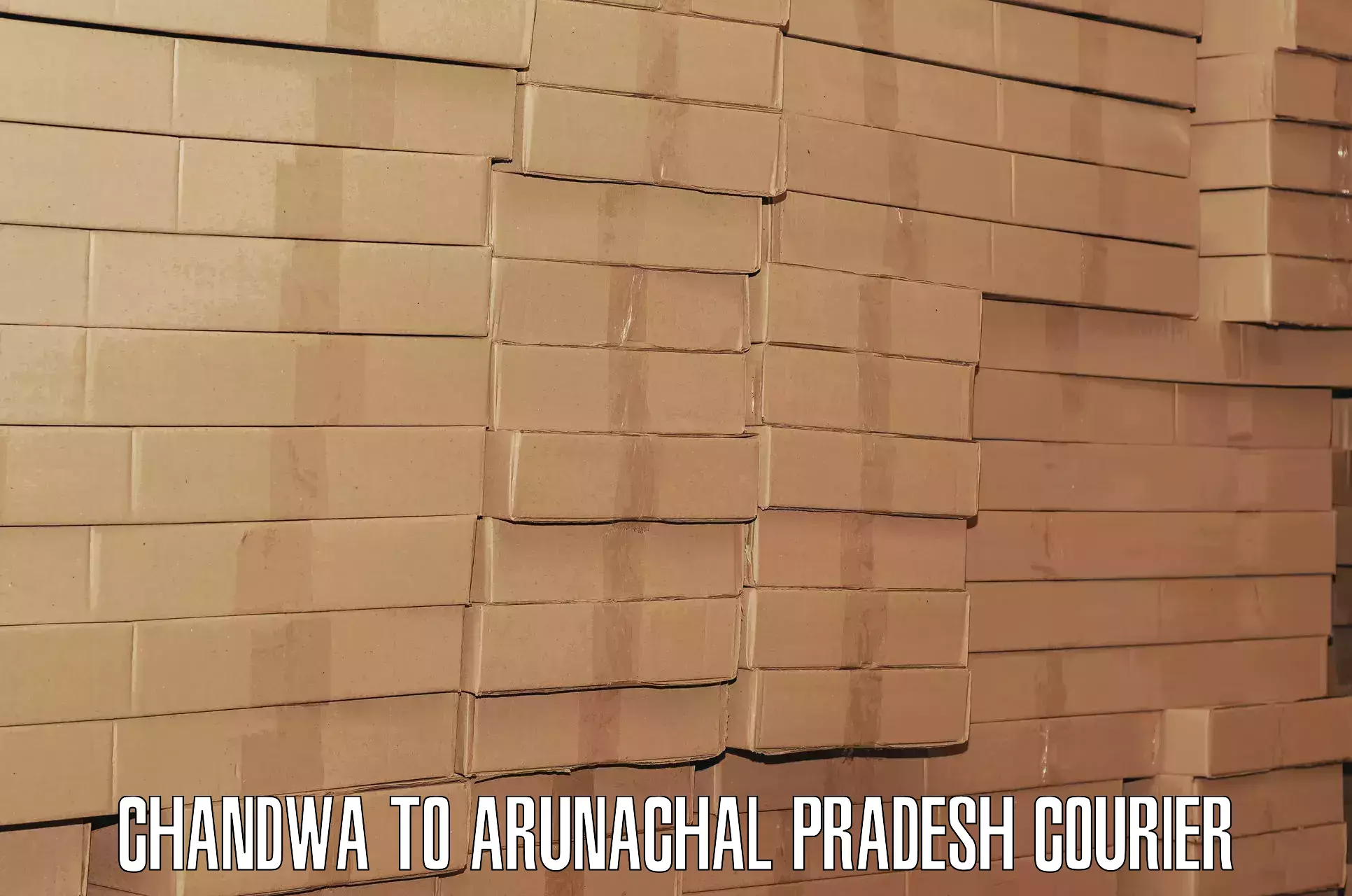 Online luggage shipping booking Chandwa to Arunachal Pradesh