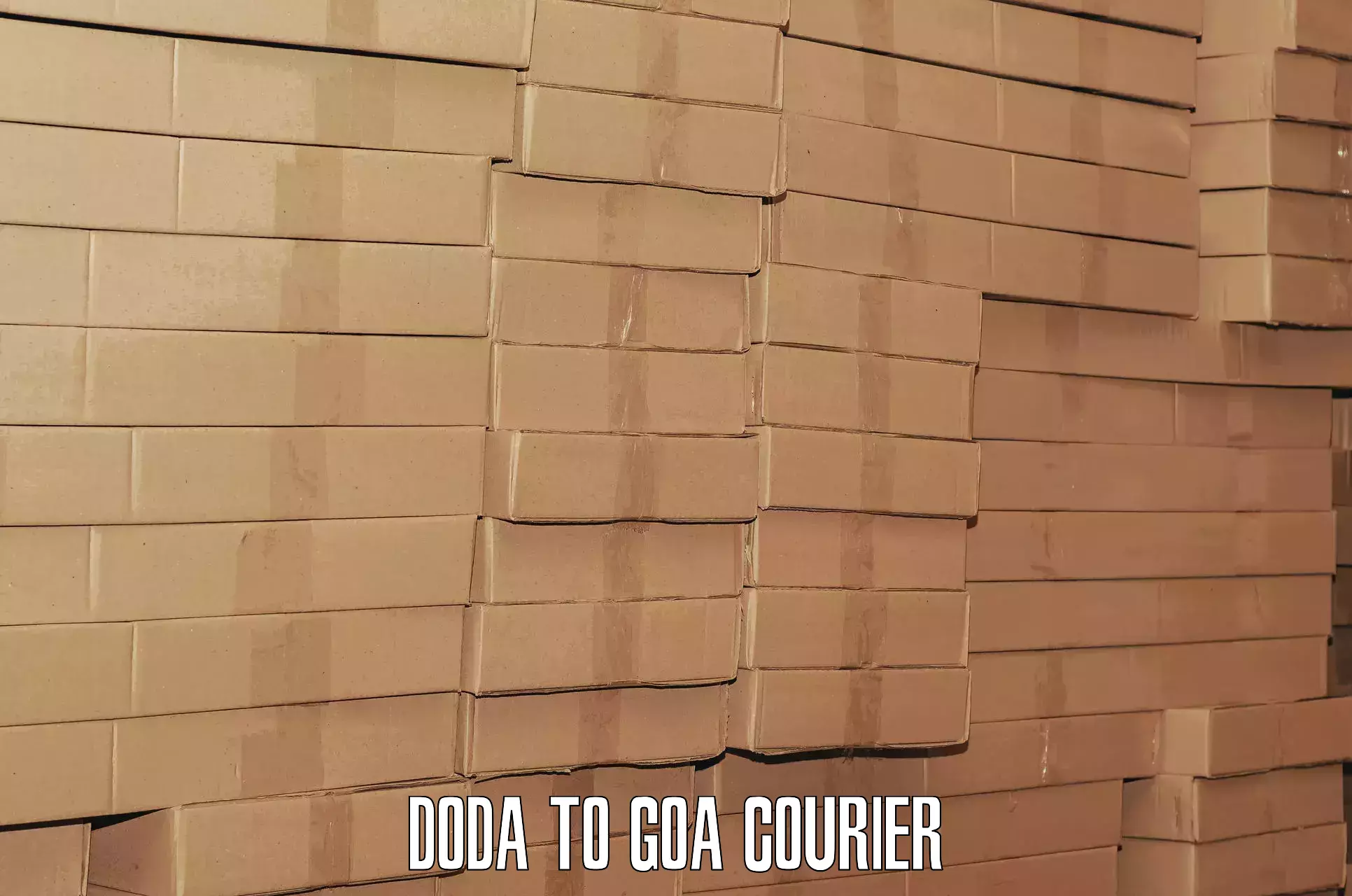 Doorstep luggage collection Doda to Vasco da Gama