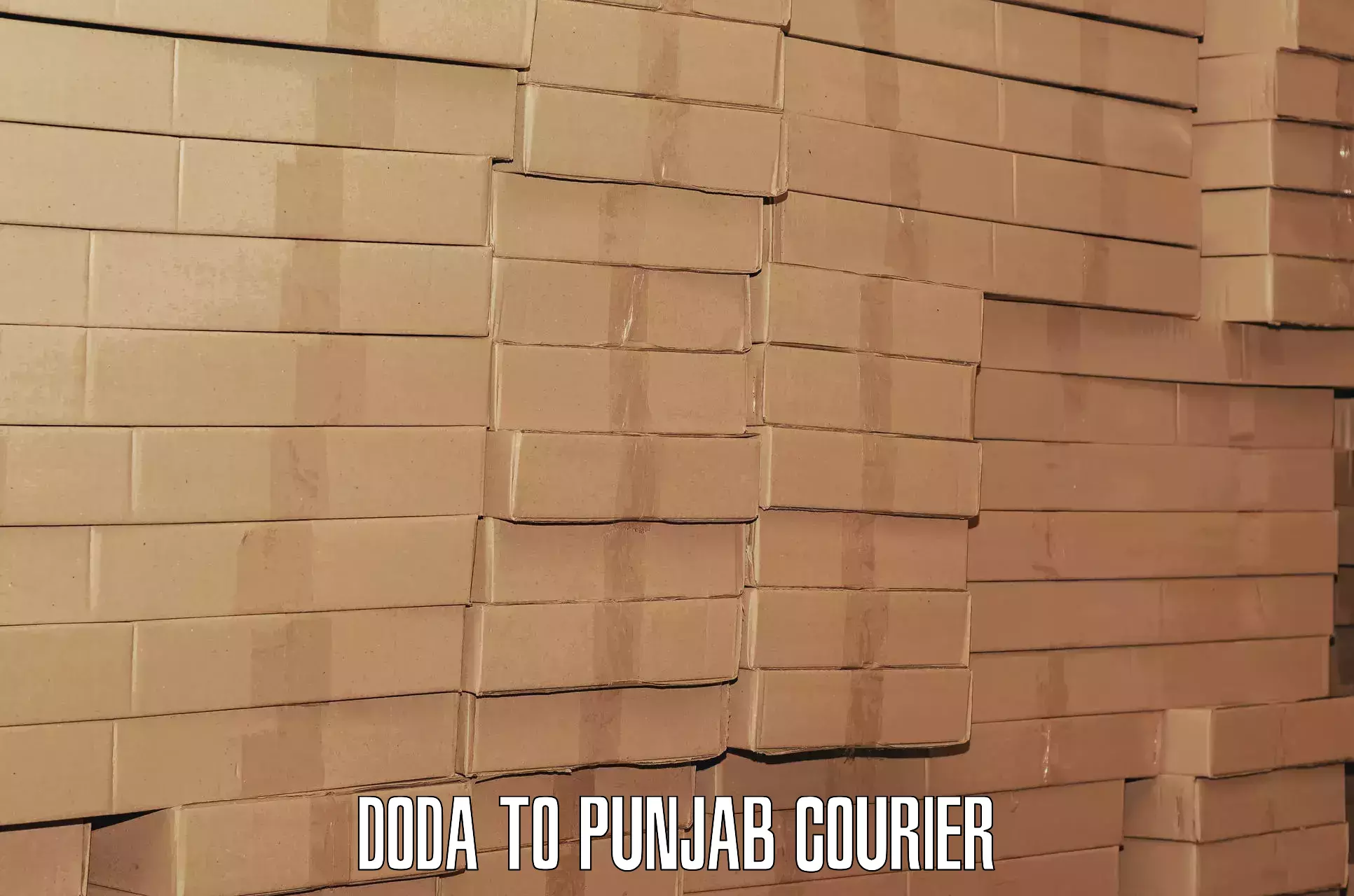 Baggage courier rates calculator Doda to Pathankot