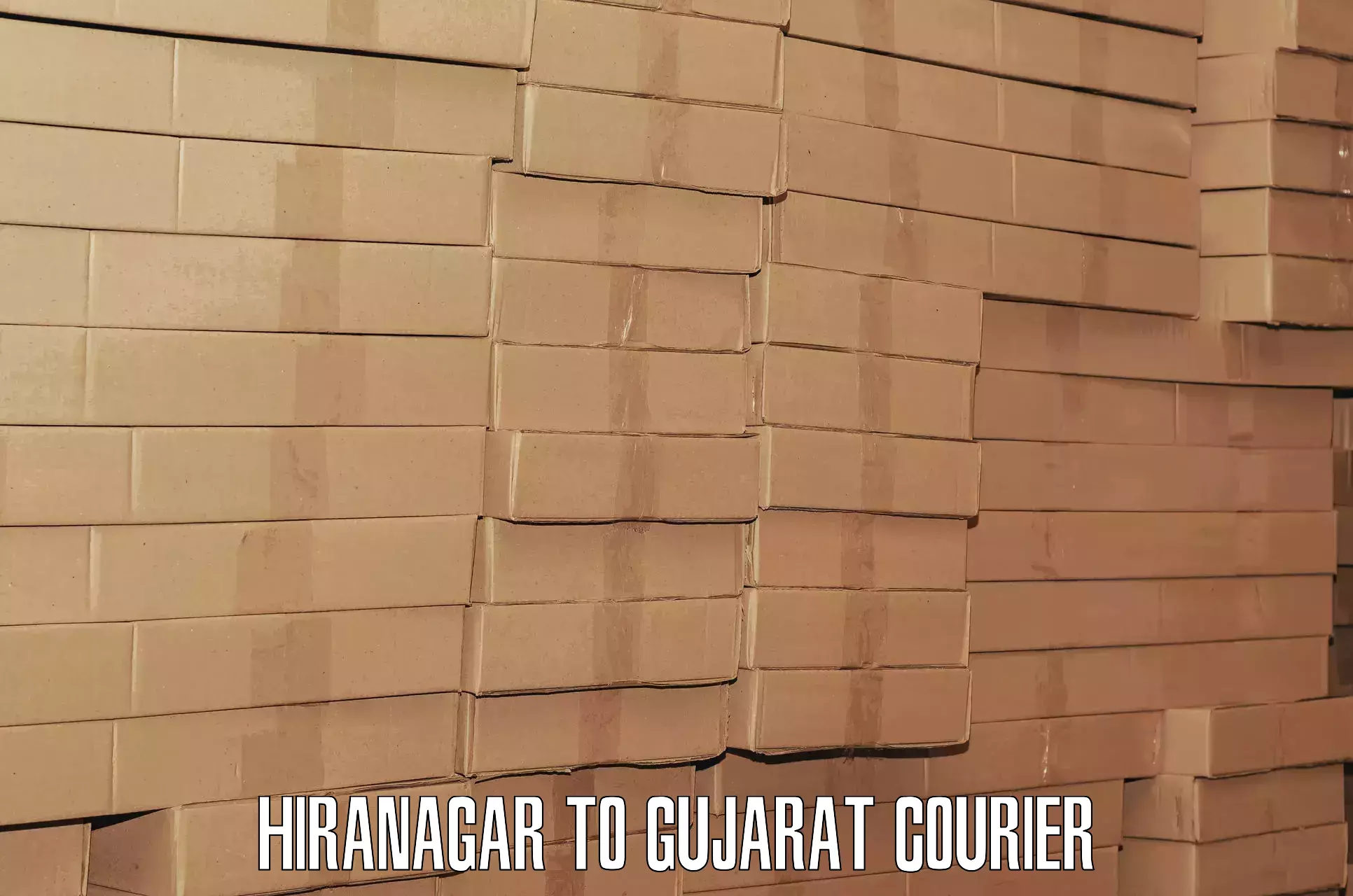 Baggage transport calculator Hiranagar to Ambaji