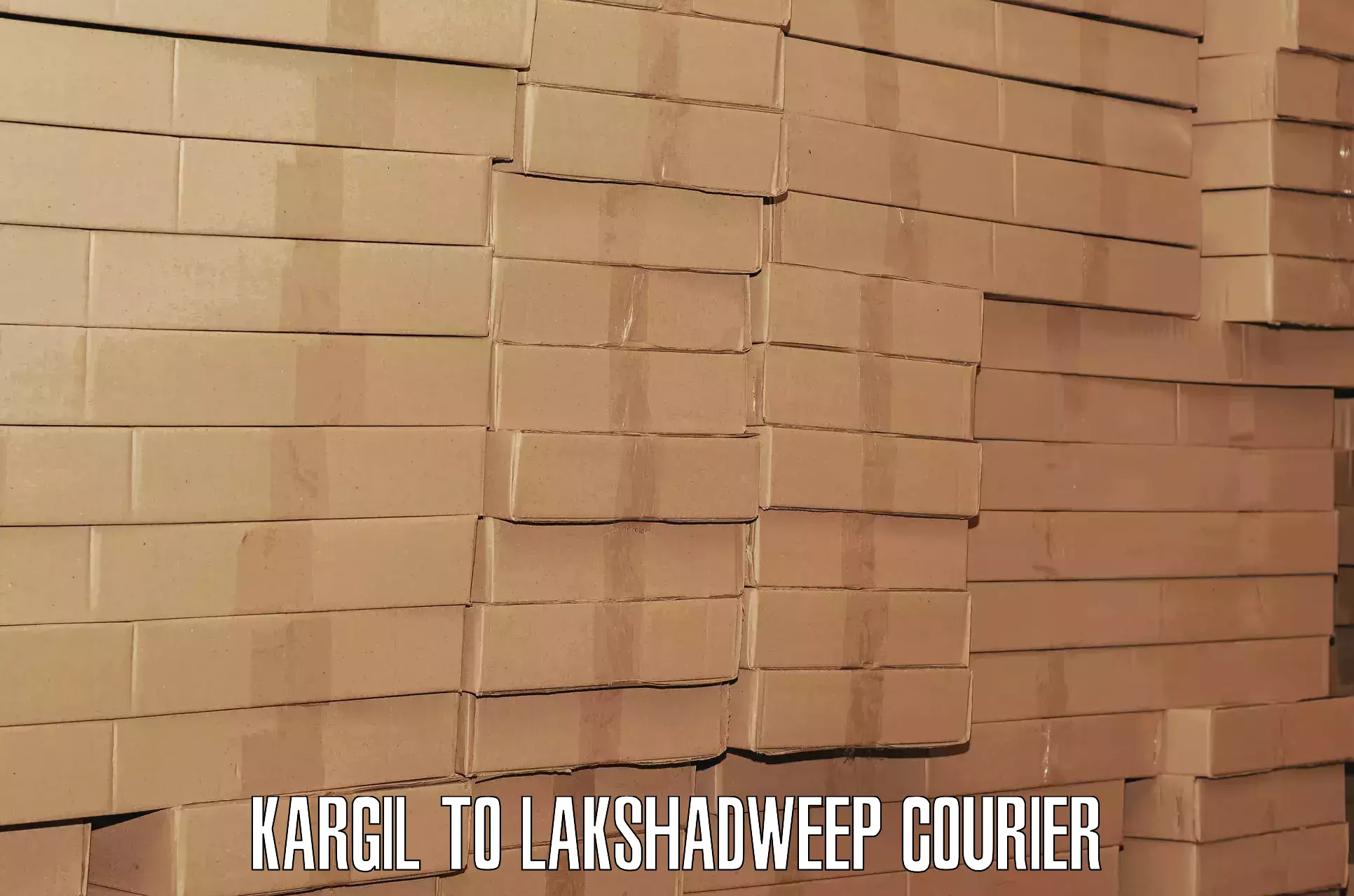 Doorstep luggage collection Kargil to Lakshadweep