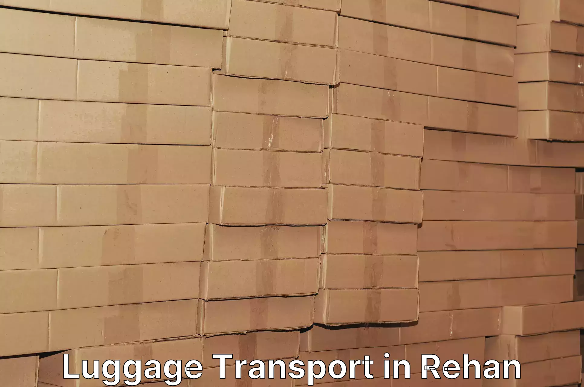 Luggage transport logistics in Rehan