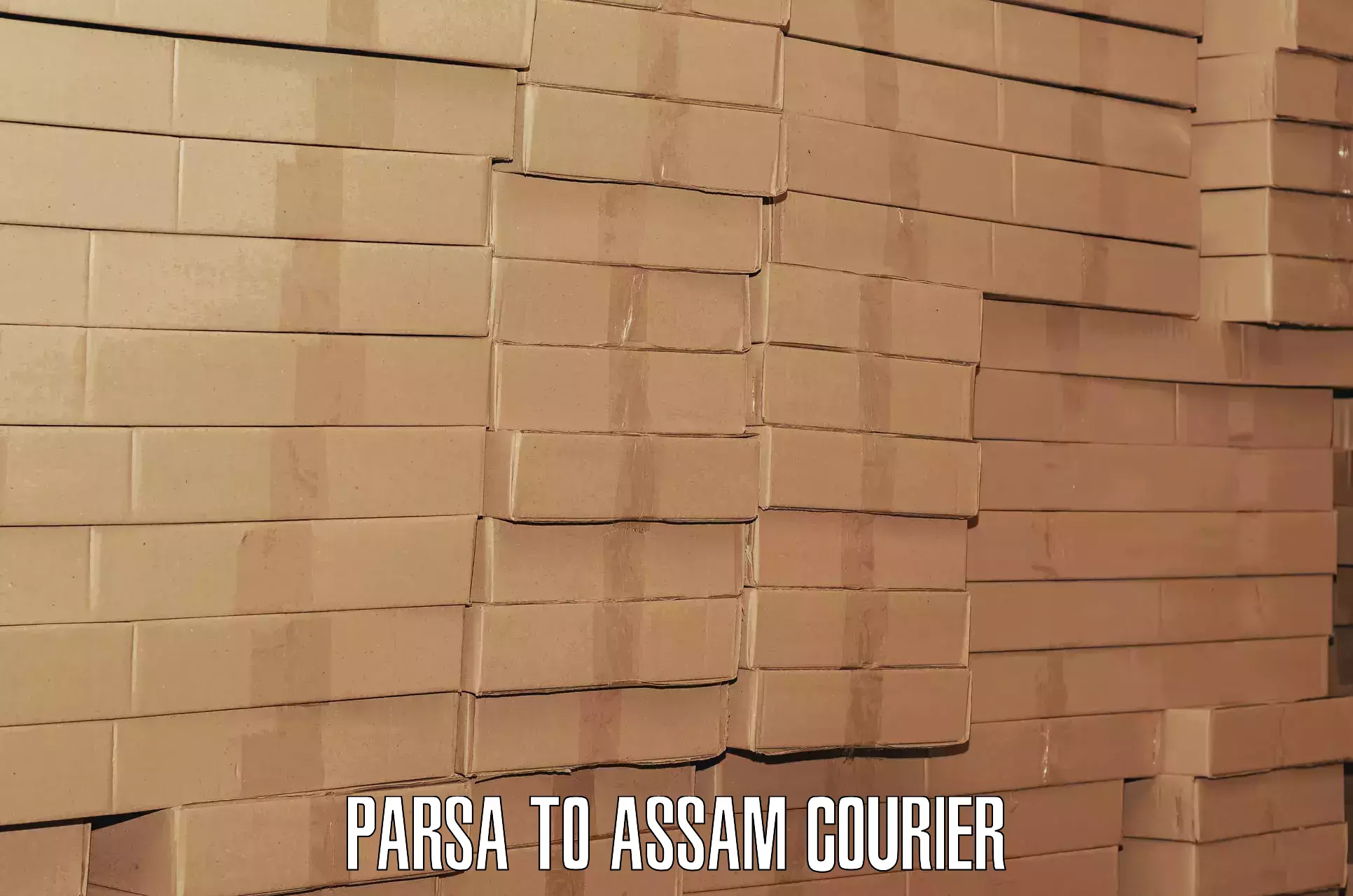 Digital baggage courier Parsa to Assam University Silchar