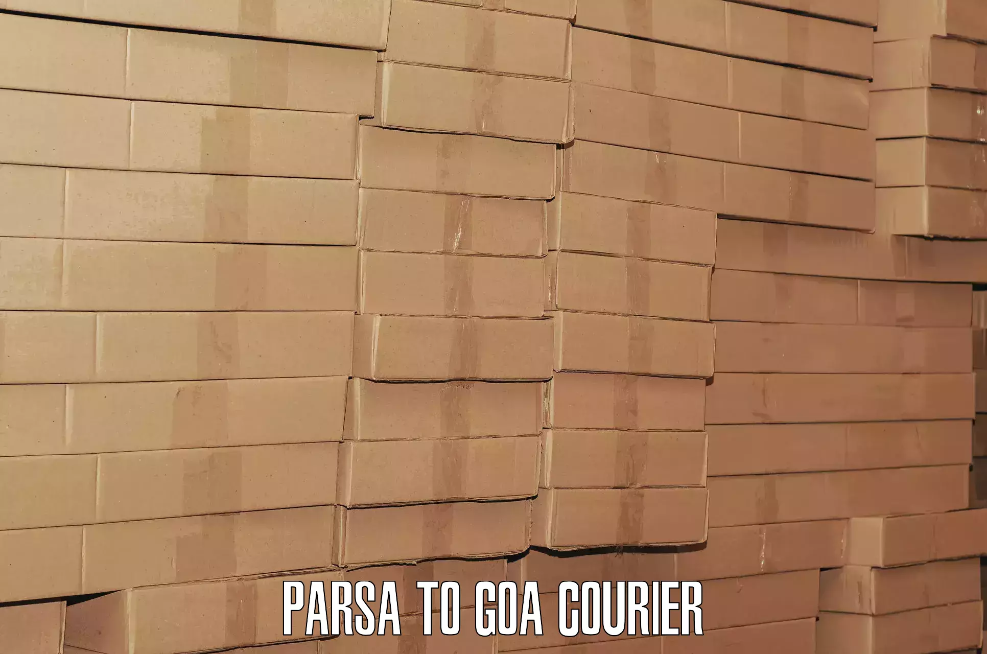 Flexible luggage courier service Parsa to Panaji