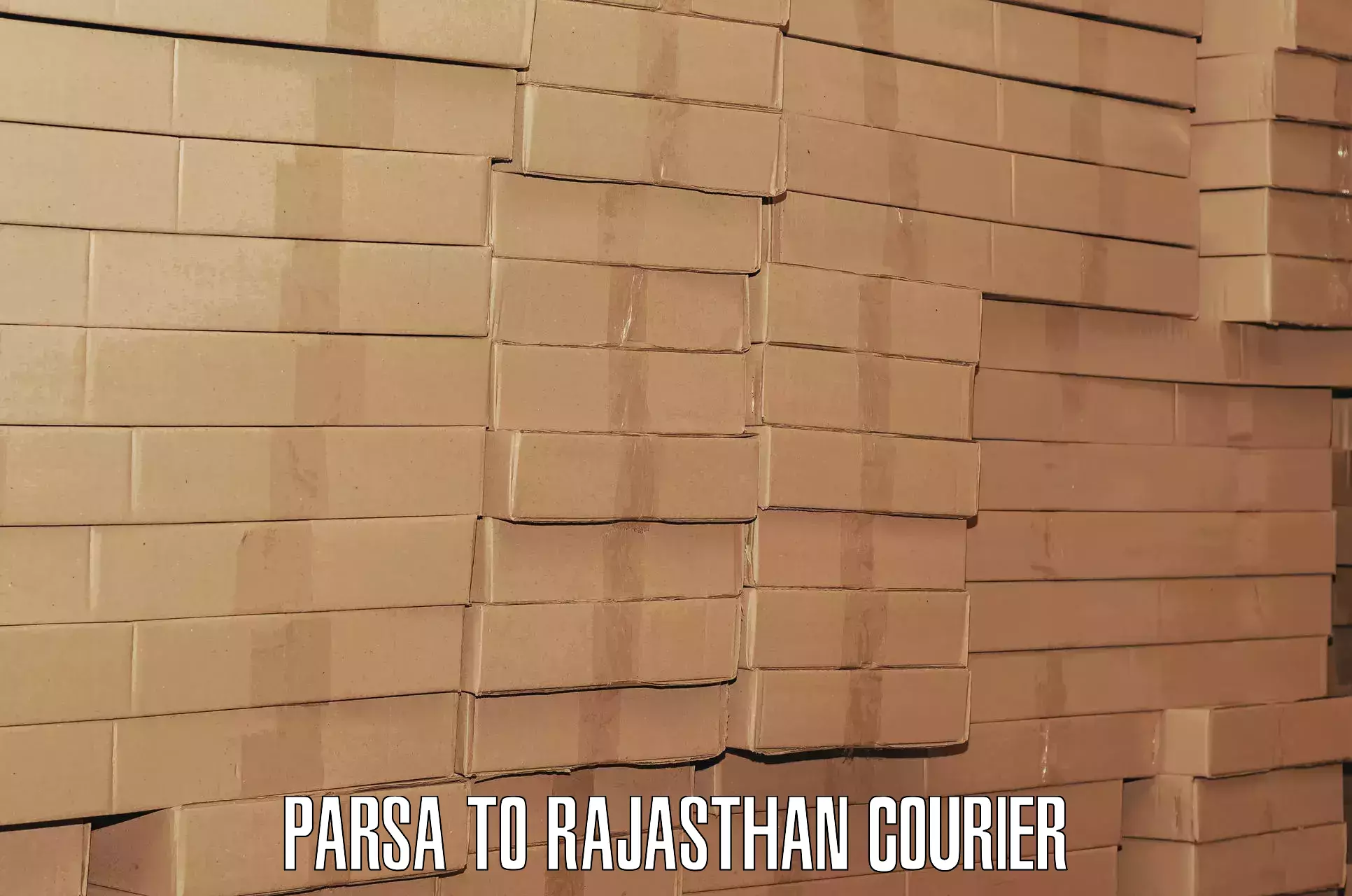 Baggage courier operations in Parsa to Rajasthan