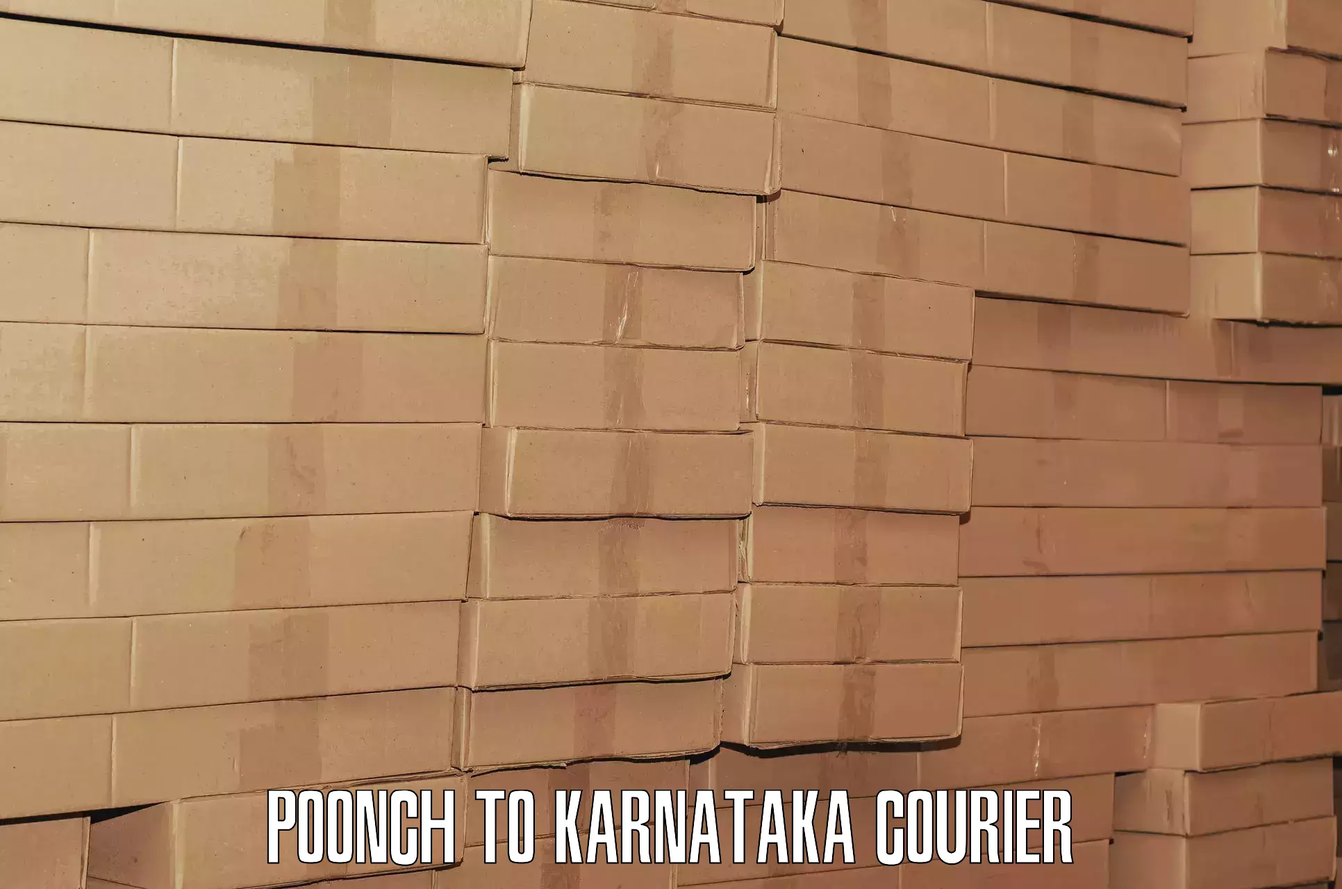 Baggage courier strategy Poonch to Kittur