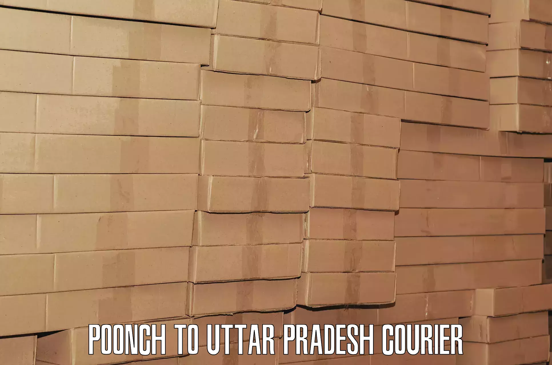 Expedited baggage courier Poonch to Uttar Pradesh