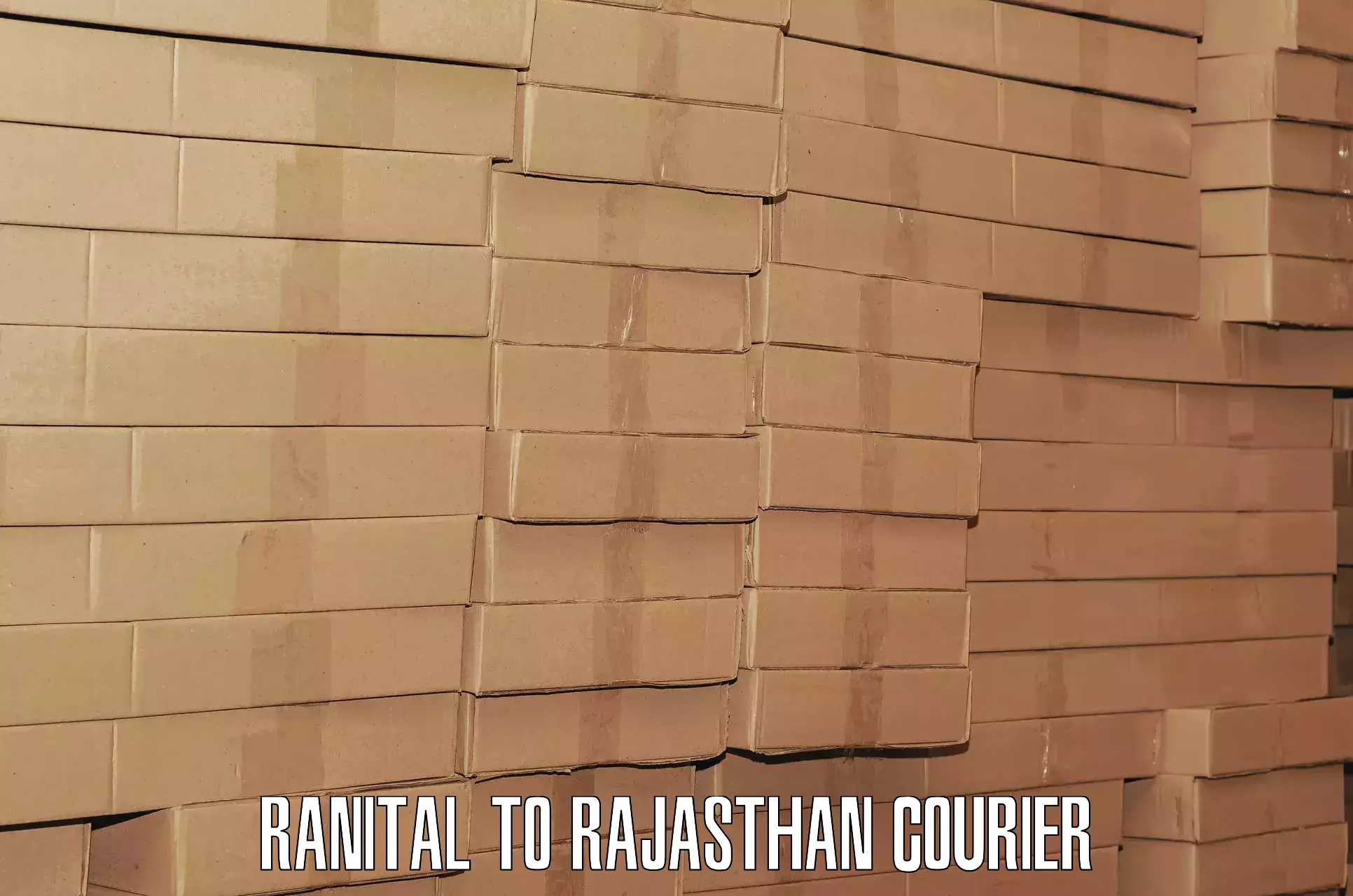 Personal baggage courier Ranital to Rajasthan