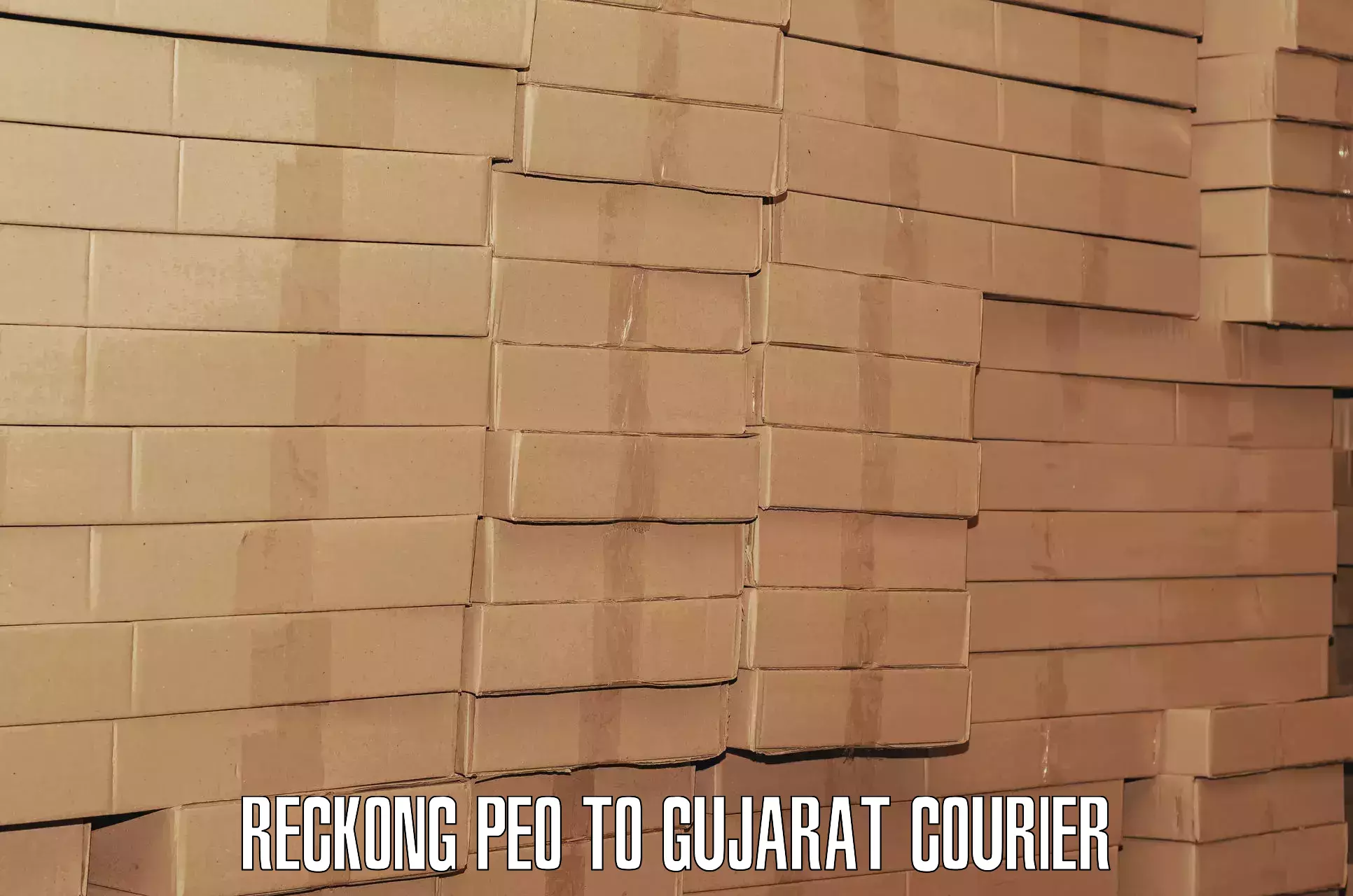 Luggage delivery estimate Reckong Peo to Gandhinagar