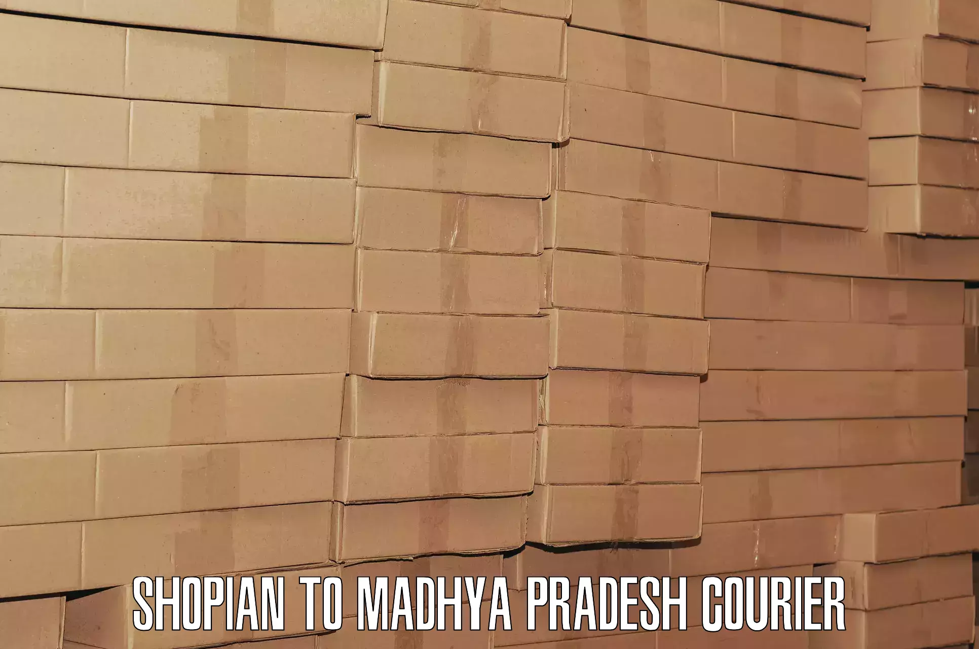 Luggage transport company Shopian to Madhya Pradesh