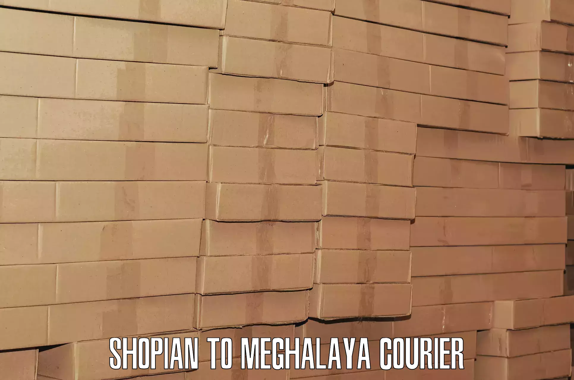 Reliable baggage delivery in Shopian to NIT Meghalaya