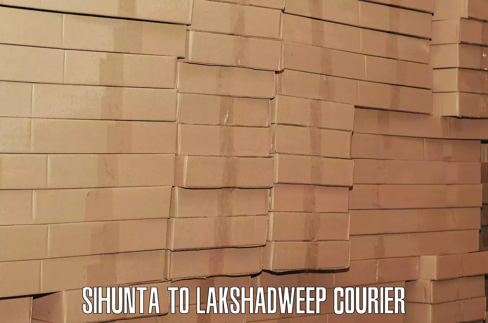 Streamlined baggage courier Sihunta to Lakshadweep