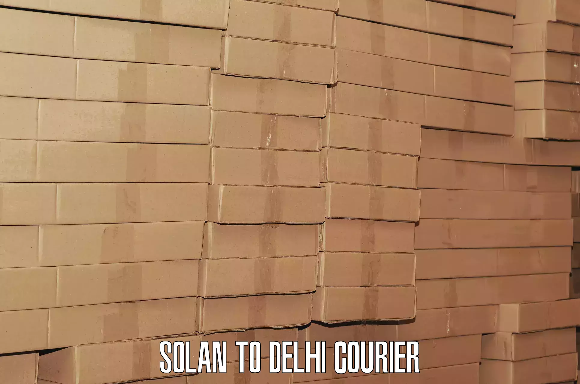 Reliable luggage courier in Solan to Jawaharlal Nehru University New Delhi