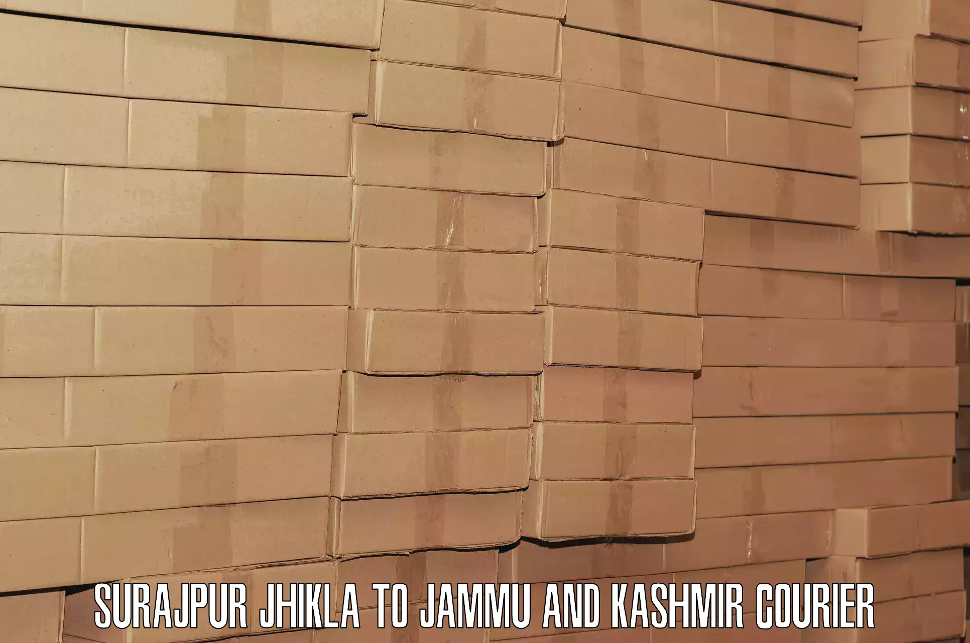 Customized luggage delivery Surajpur Jhikla to University of Kashmir Srinagar