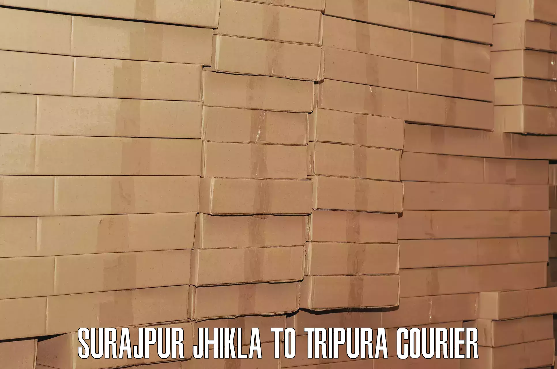 Luggage shipping rates Surajpur Jhikla to IIIT Agartala