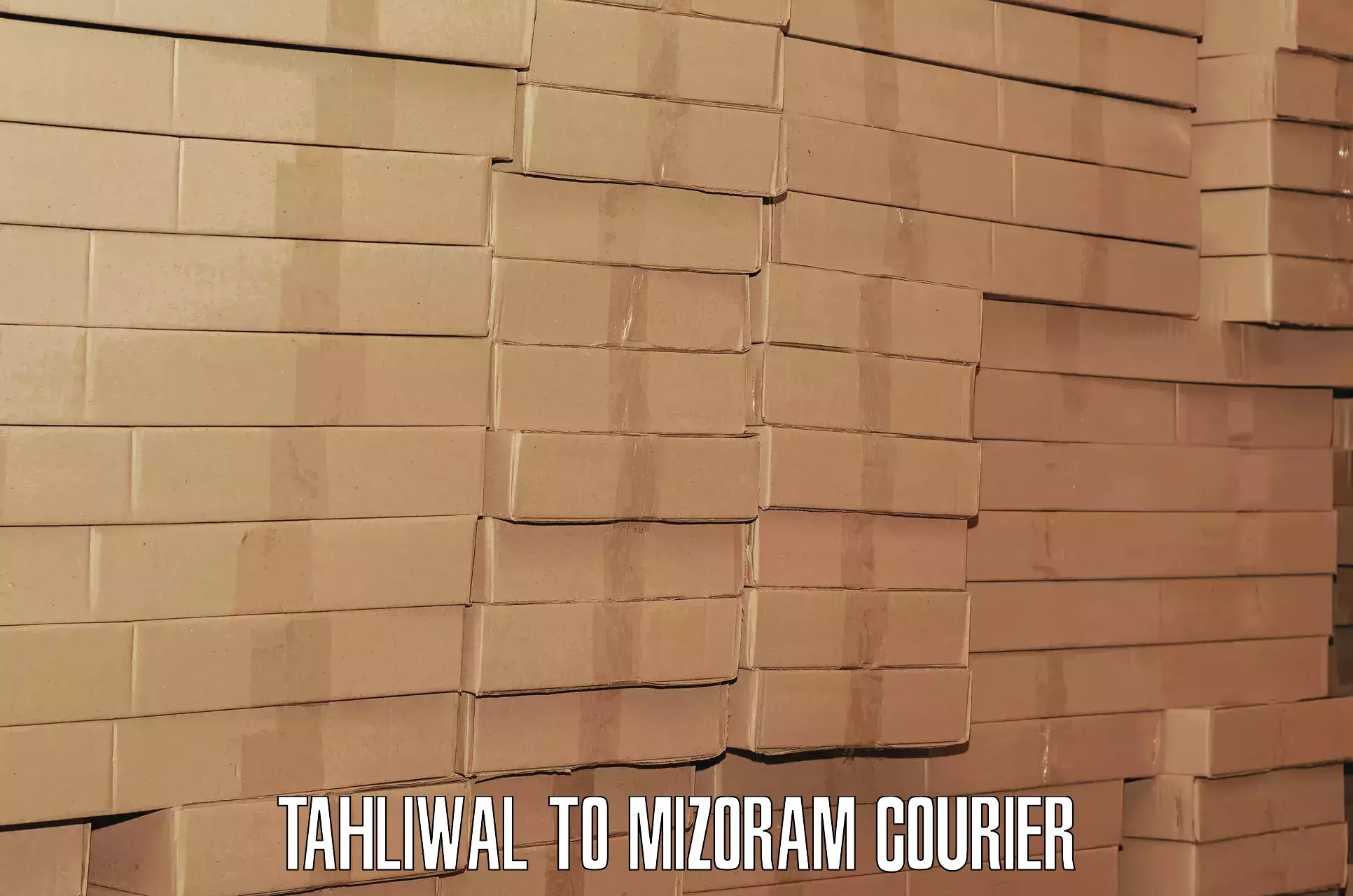 Luggage shipping discounts Tahliwal to Mizoram