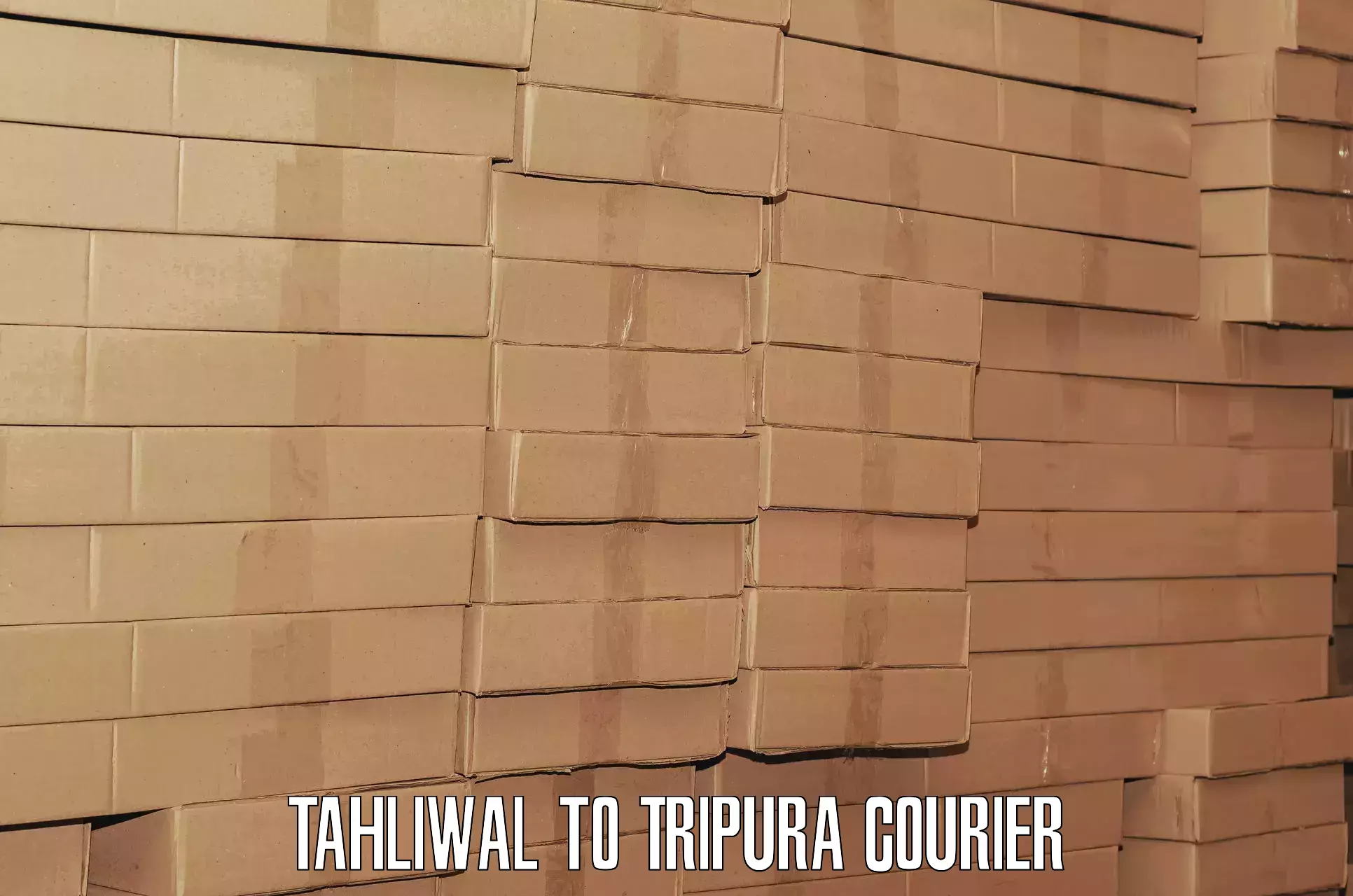 Baggage delivery planning Tahliwal to IIIT Agartala