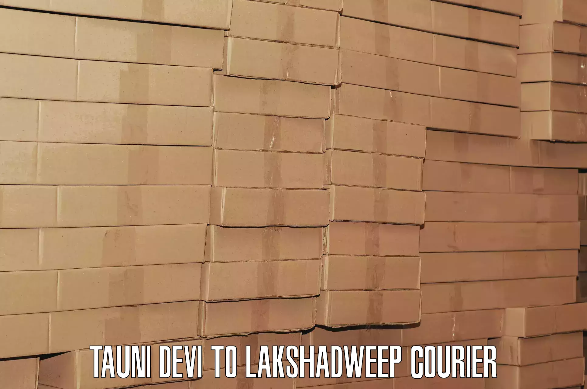 Baggage delivery planning Tauni Devi to Lakshadweep