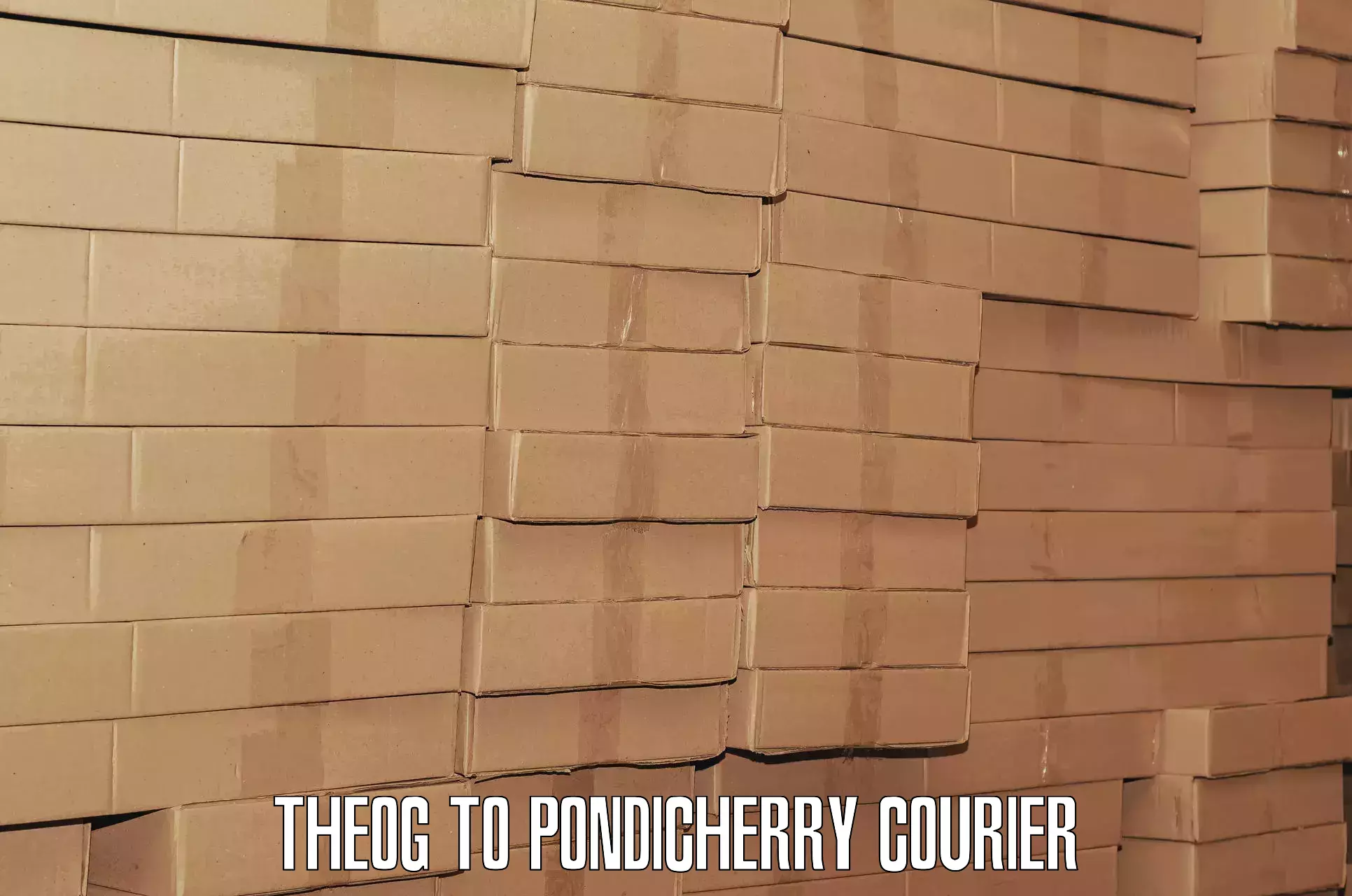 Luggage courier services Theog to Pondicherry University