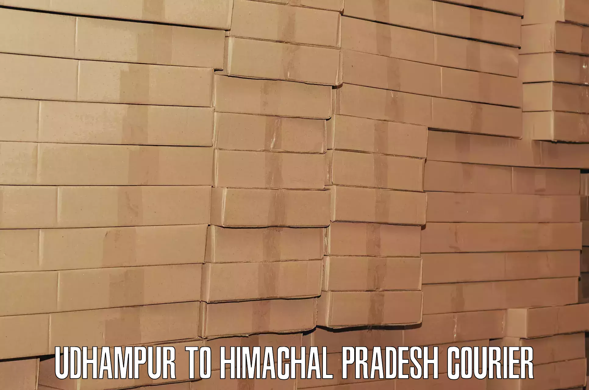 Baggage delivery management Udhampur to Himachal Pradesh
