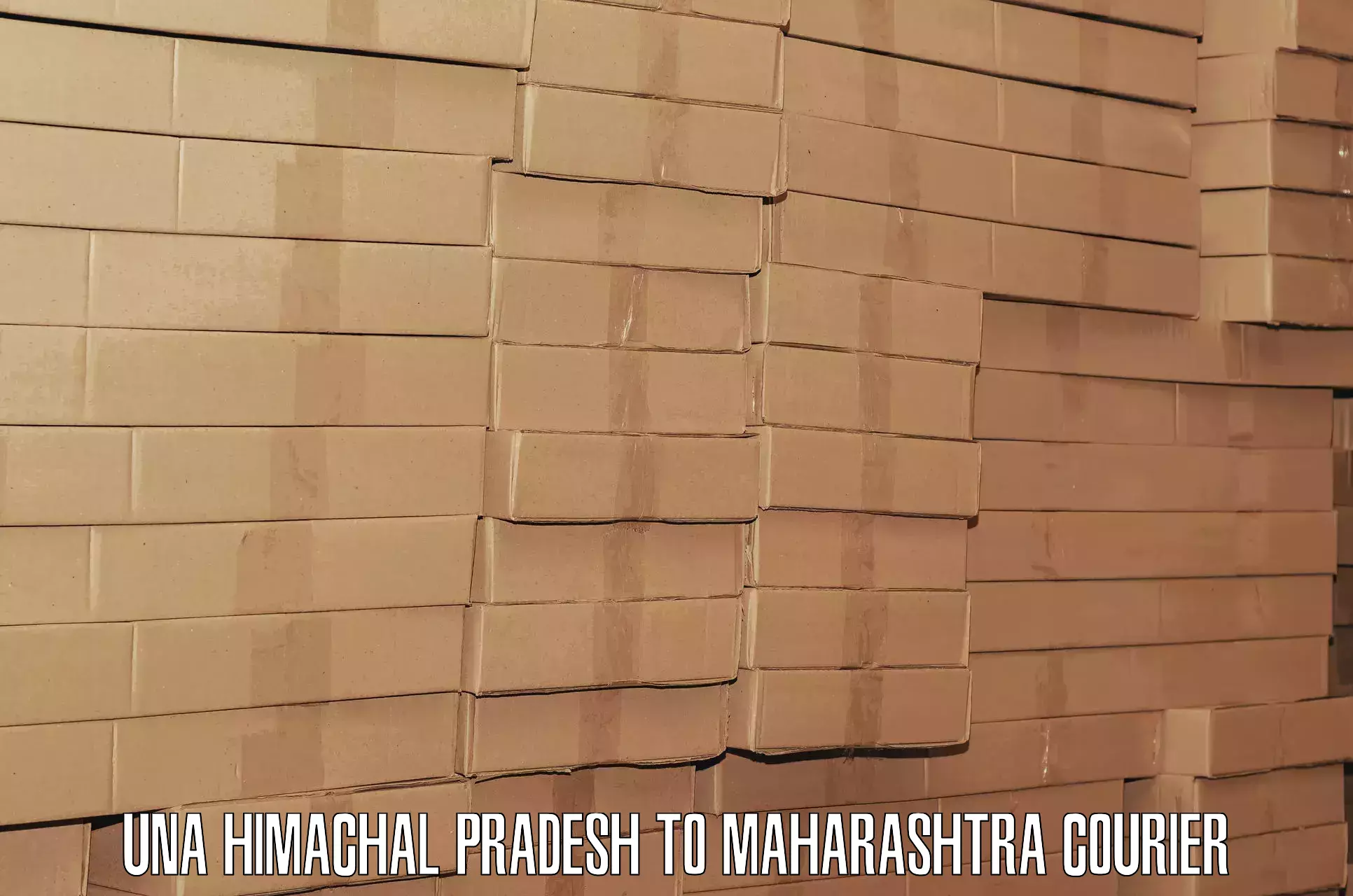 Baggage courier optimization Una Himachal Pradesh to Maharashtra