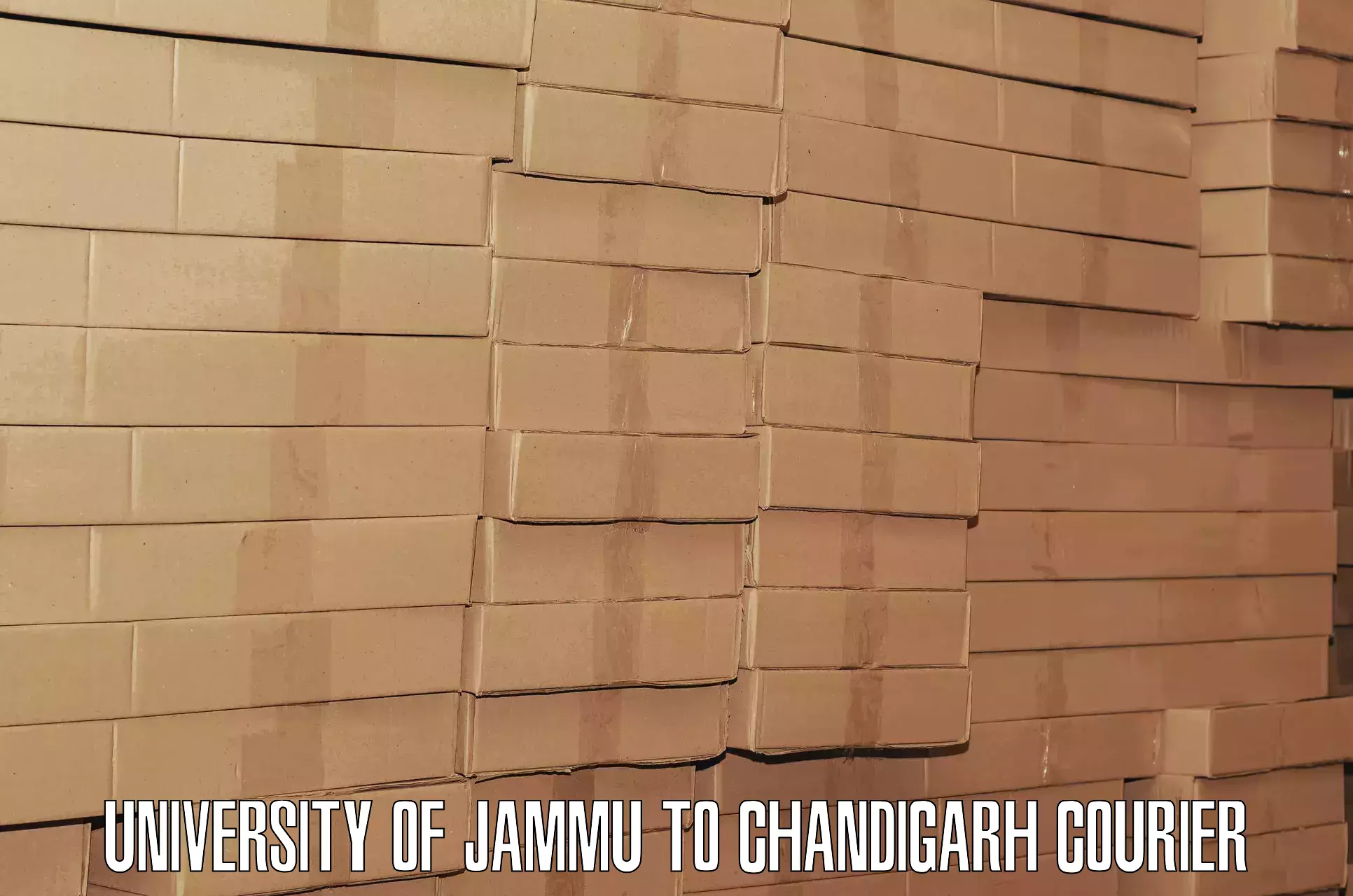Premium luggage courier University of Jammu to Panjab University Chandigarh