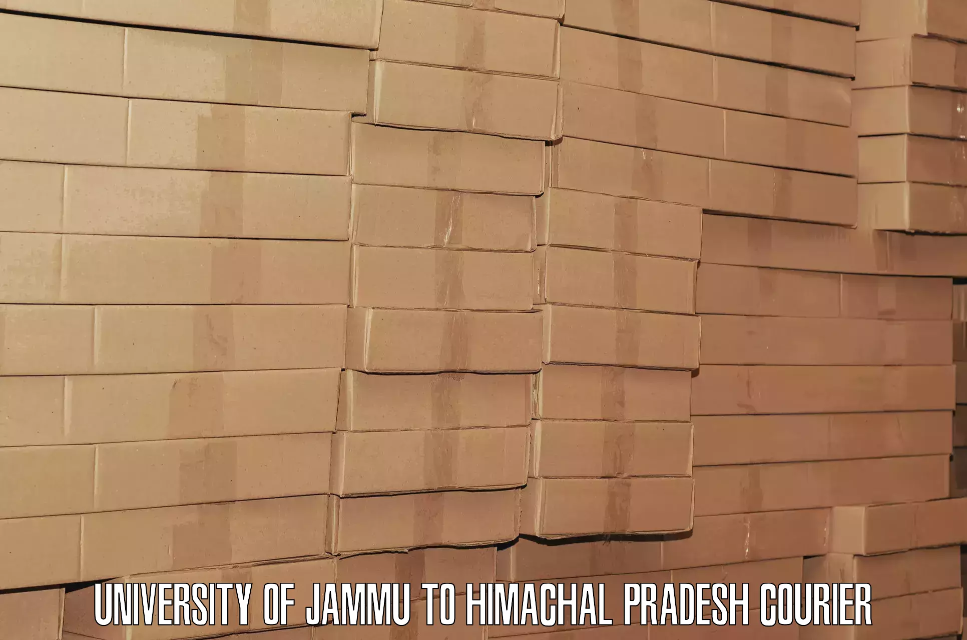 Discounted baggage transport University of Jammu to Manali